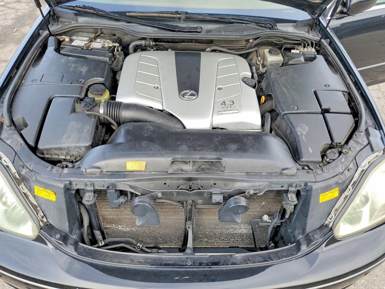 2006 Lexus Ls 430 Black vin: JTHBN36F465037781