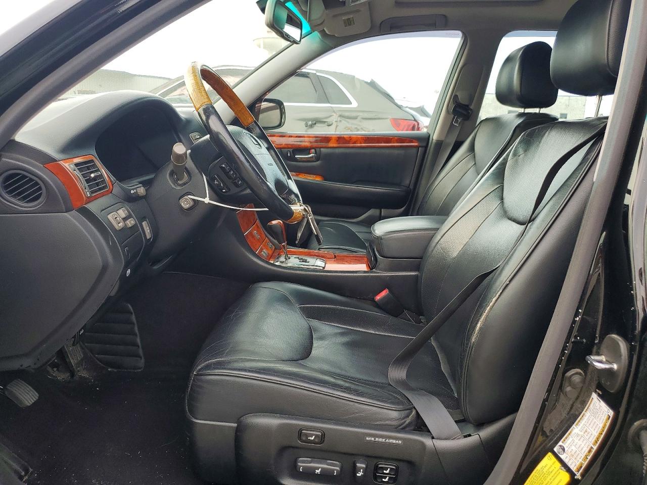 2006 Lexus Ls 430 Black vin: JTHBN36F465037781