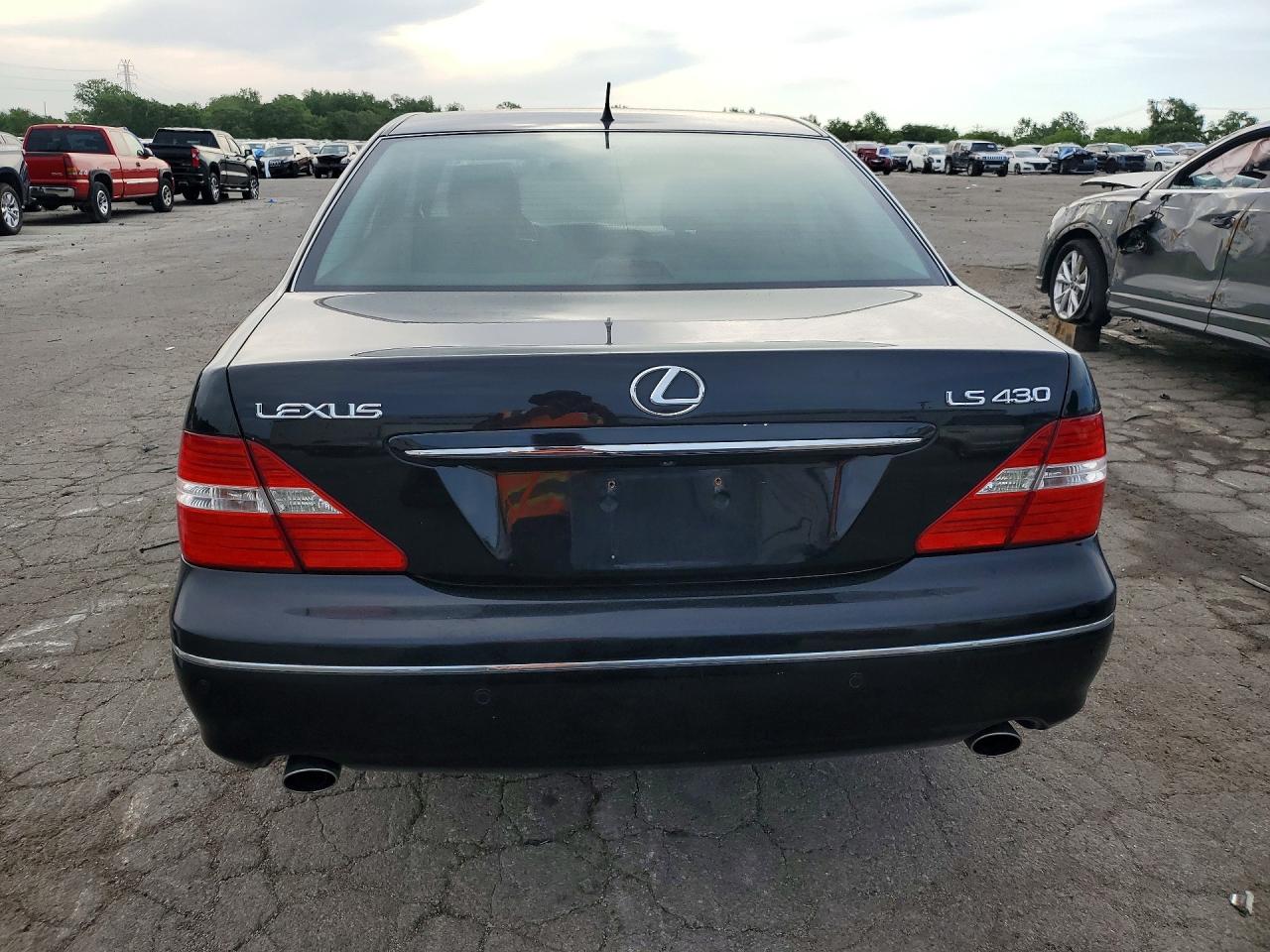 2006 Lexus Ls 430 Black vin: JTHBN36F465037781