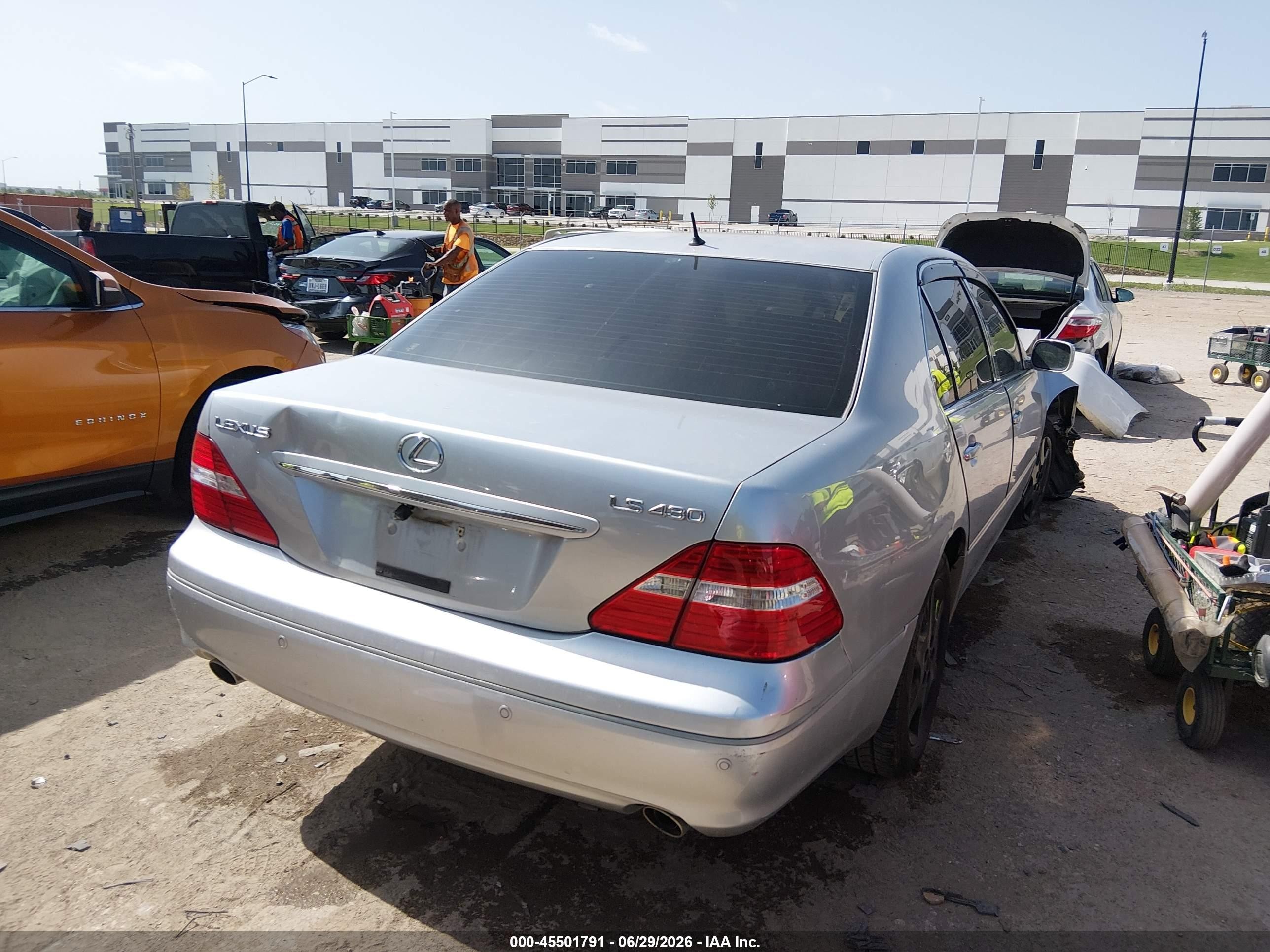 2004 Lexus Ls 430   Silver vin: JTHBN36F540126365