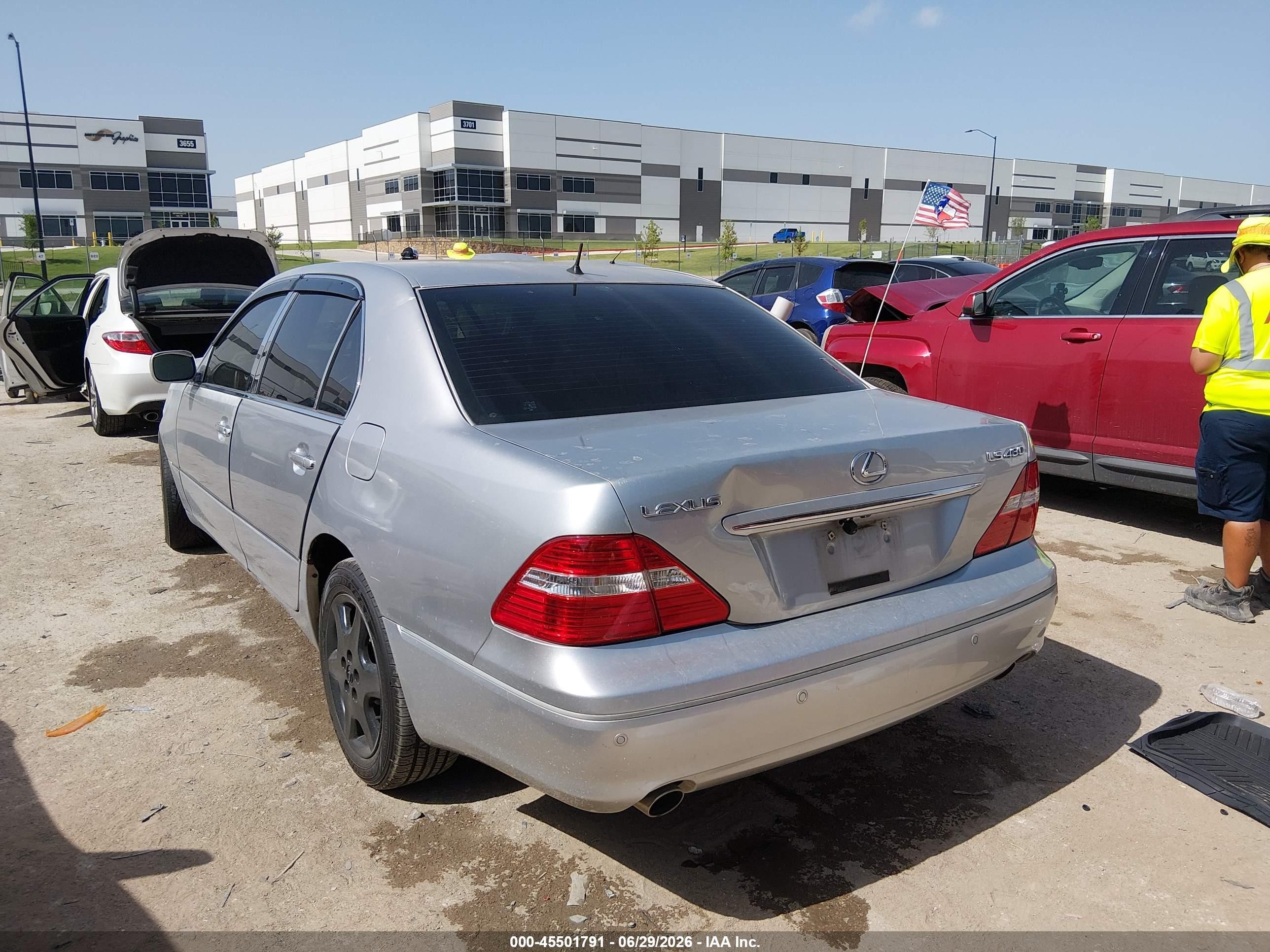 2004 Lexus Ls 430   Silver vin: JTHBN36F540126365