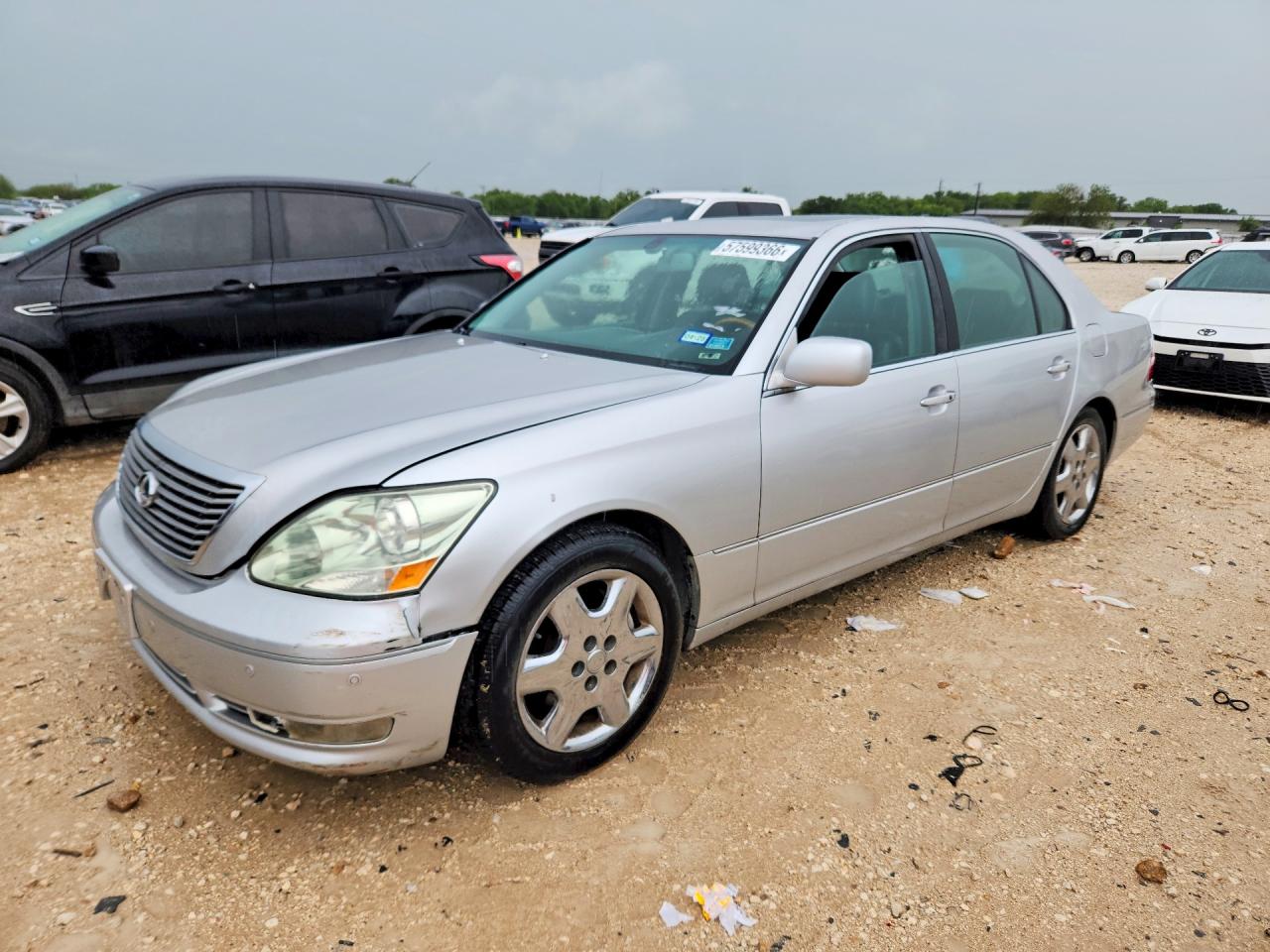2004 Lexus Ls 430 Silver vin: JTHBN36F540130125