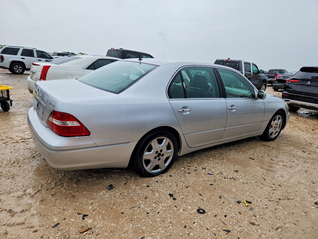 2004 Lexus Ls 430 Silver vin: JTHBN36F540130125