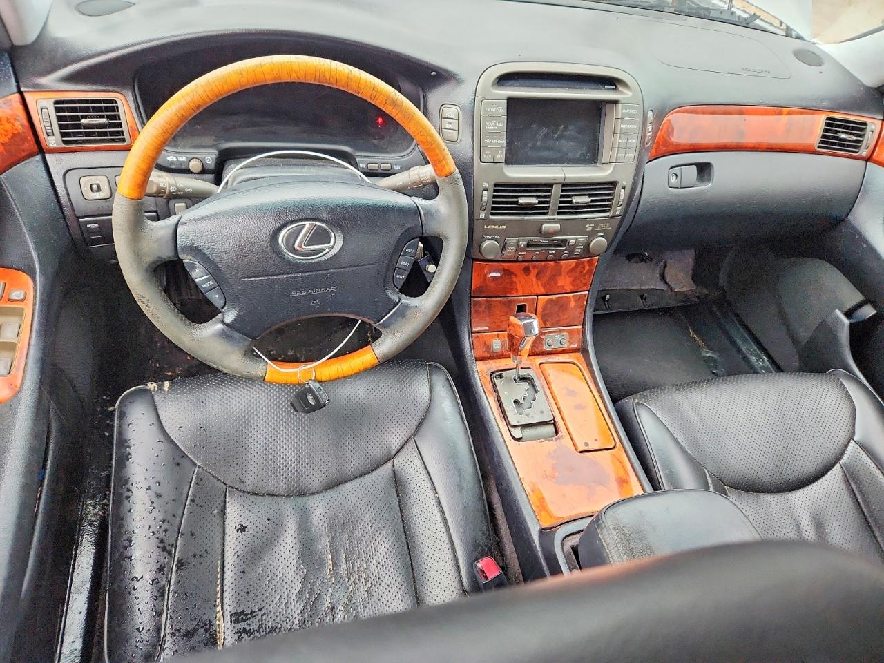2004 Lexus Ls 430 Silver vin: JTHBN36F540130125