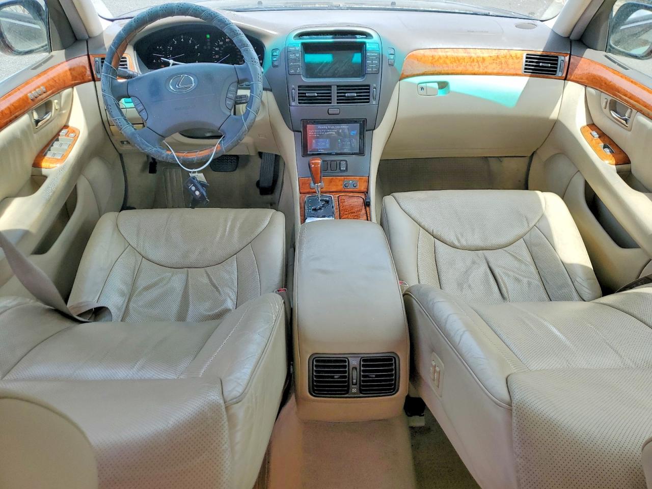 2004 Lexus Ls 430 Black vin: JTHBN36F540144364