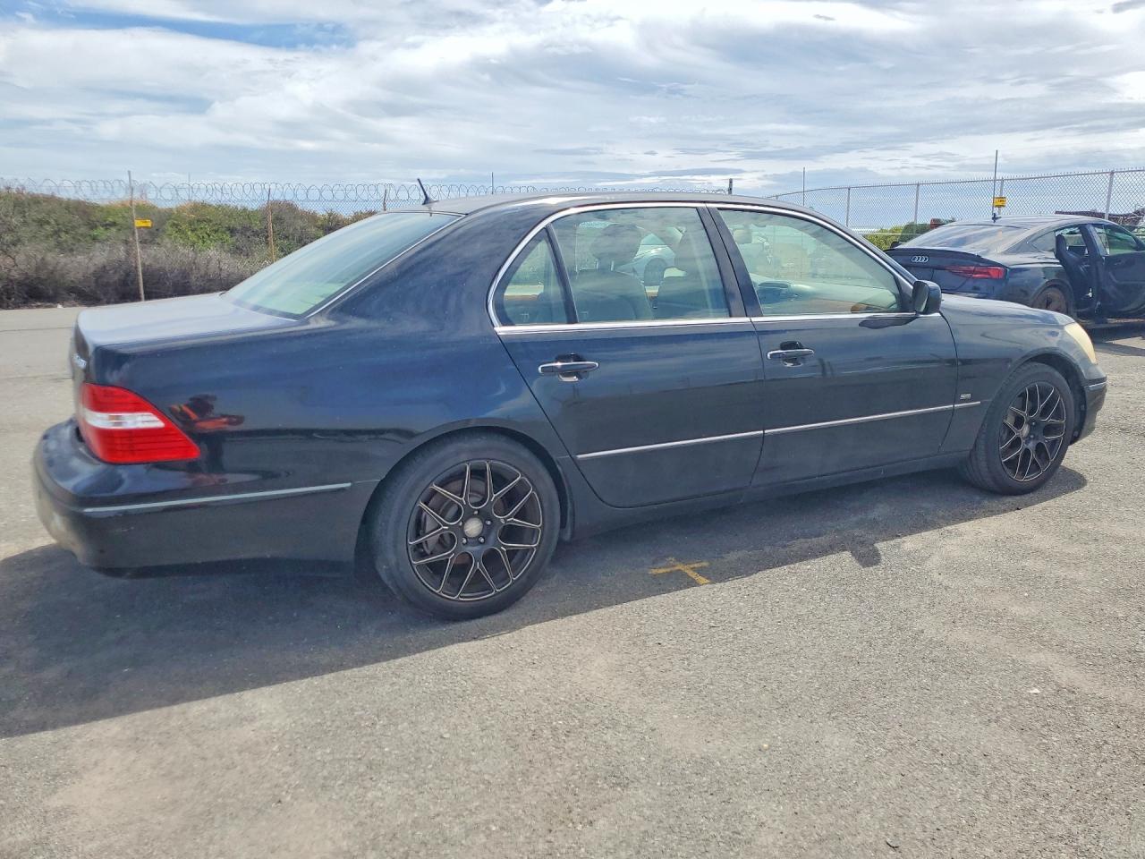 2004 Lexus Ls 430 Black vin: JTHBN36F540144364