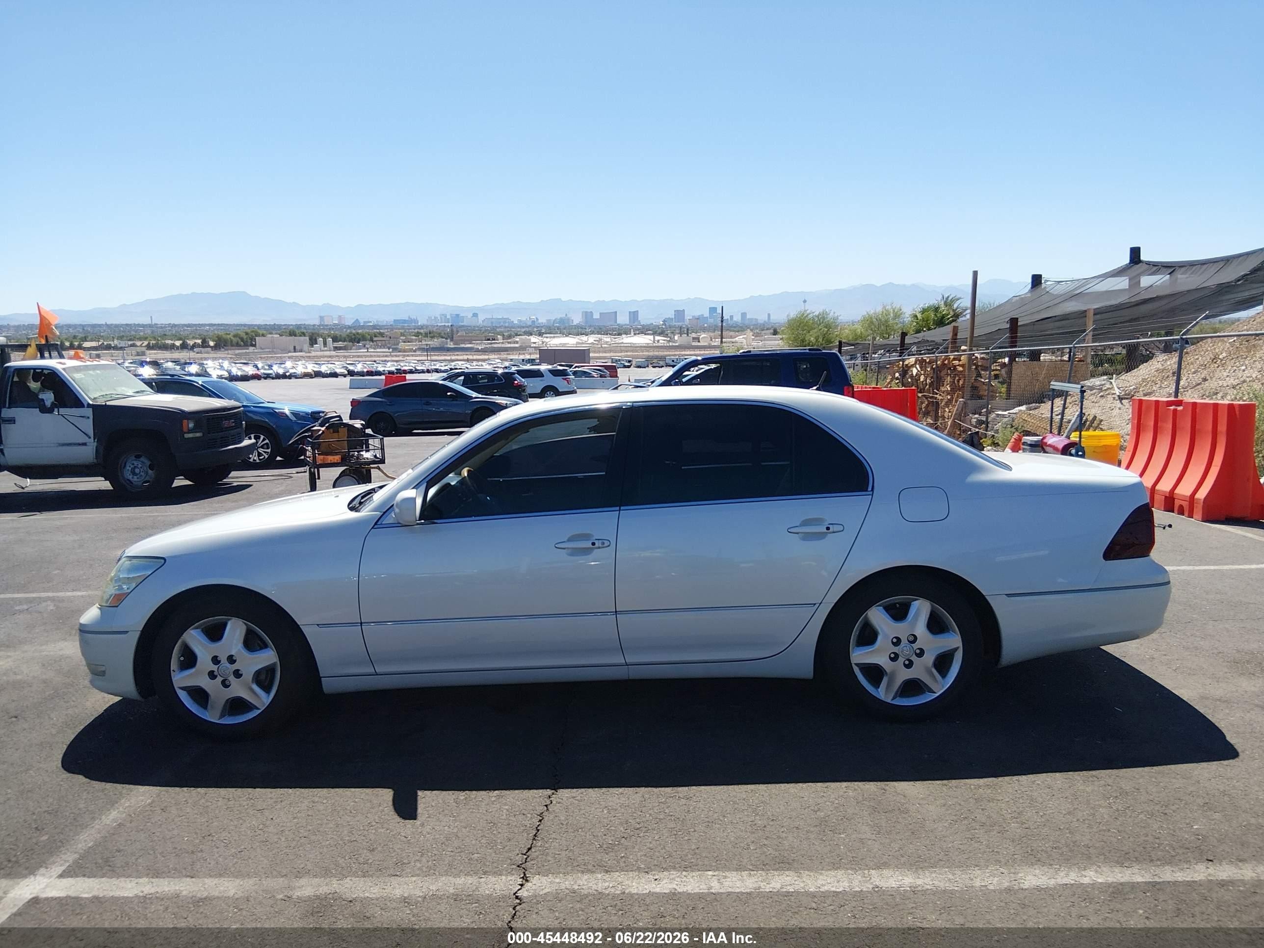 2004 Lexus Ls 430 White vin: JTHBN36F540148351