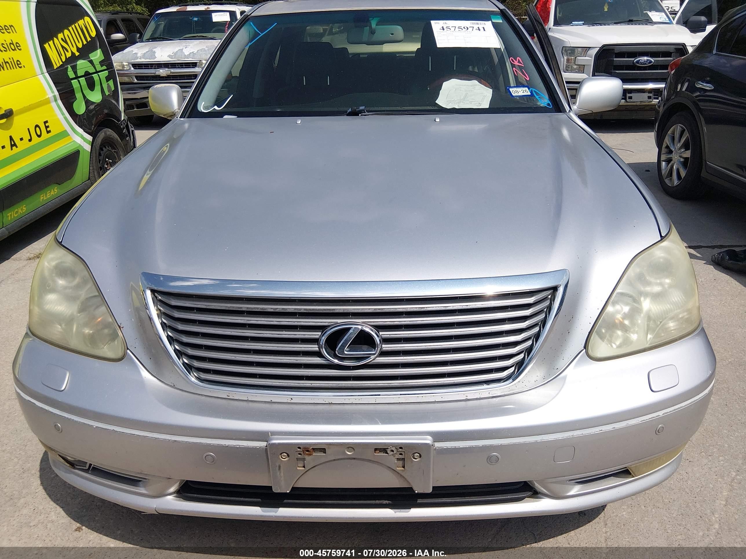 2004 Lexus Ls 430   Gray vin: JTHBN36F540154344