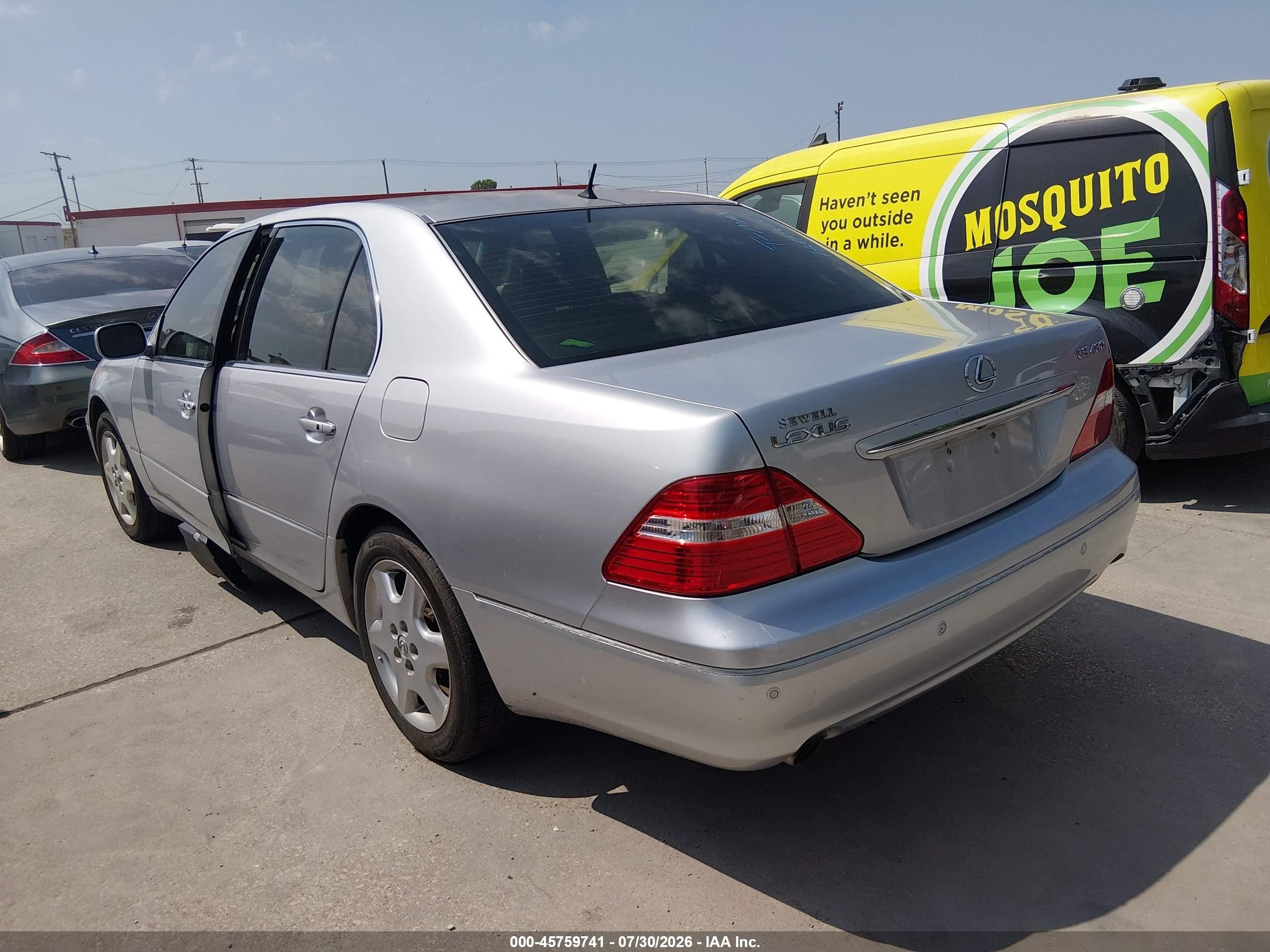 2004 Lexus Ls 430   Gray vin: JTHBN36F540154344