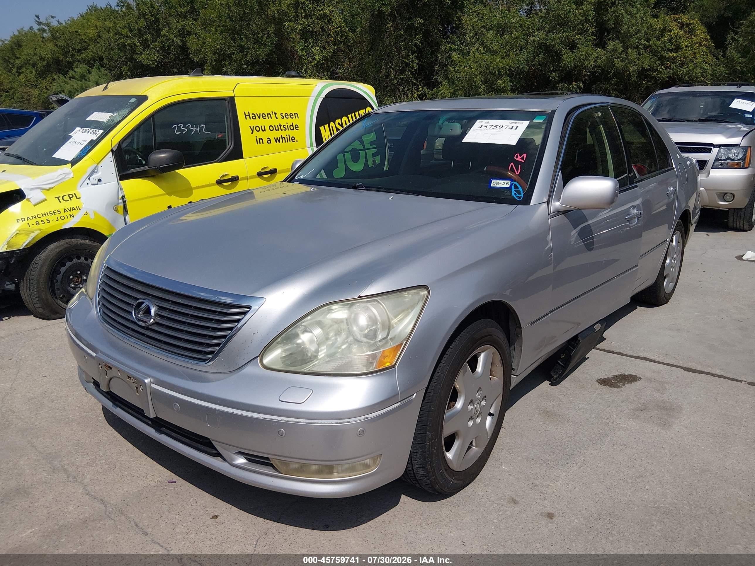 2004 Lexus Ls 430   Gray vin: JTHBN36F540154344