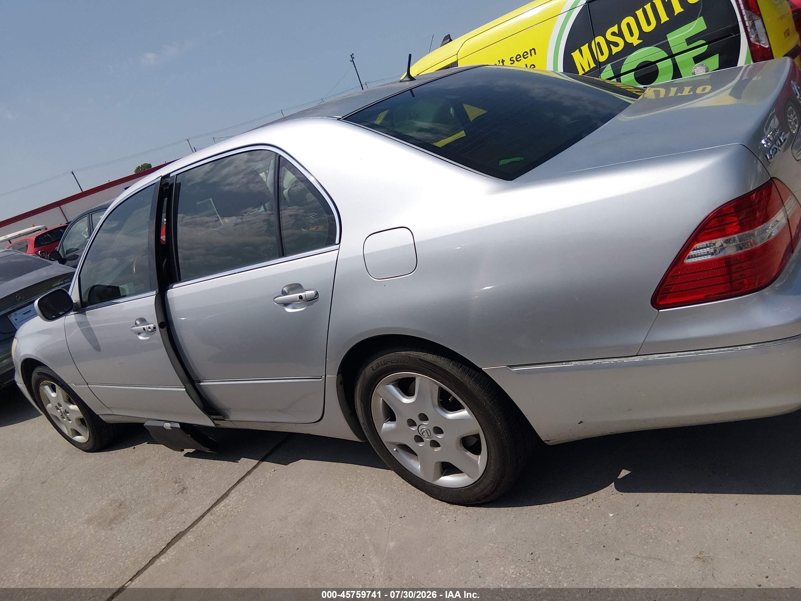 2004 Lexus Ls 430   Gray vin: JTHBN36F540154344