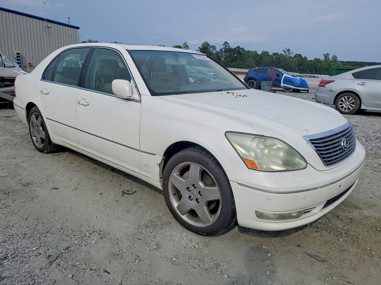 2005 Lexus Ls 430 White vin: JTHBN36F555006991