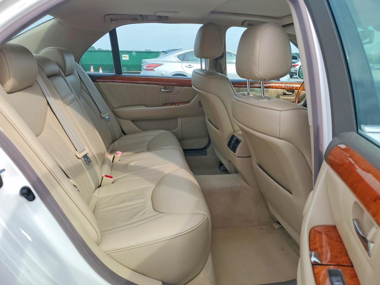 2005 Lexus Ls 430 White vin: JTHBN36F555006991
