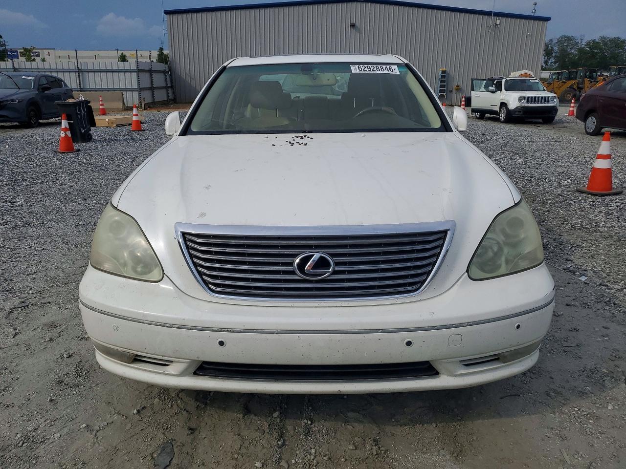 2005 Lexus Ls 430 White vin: JTHBN36F555006991