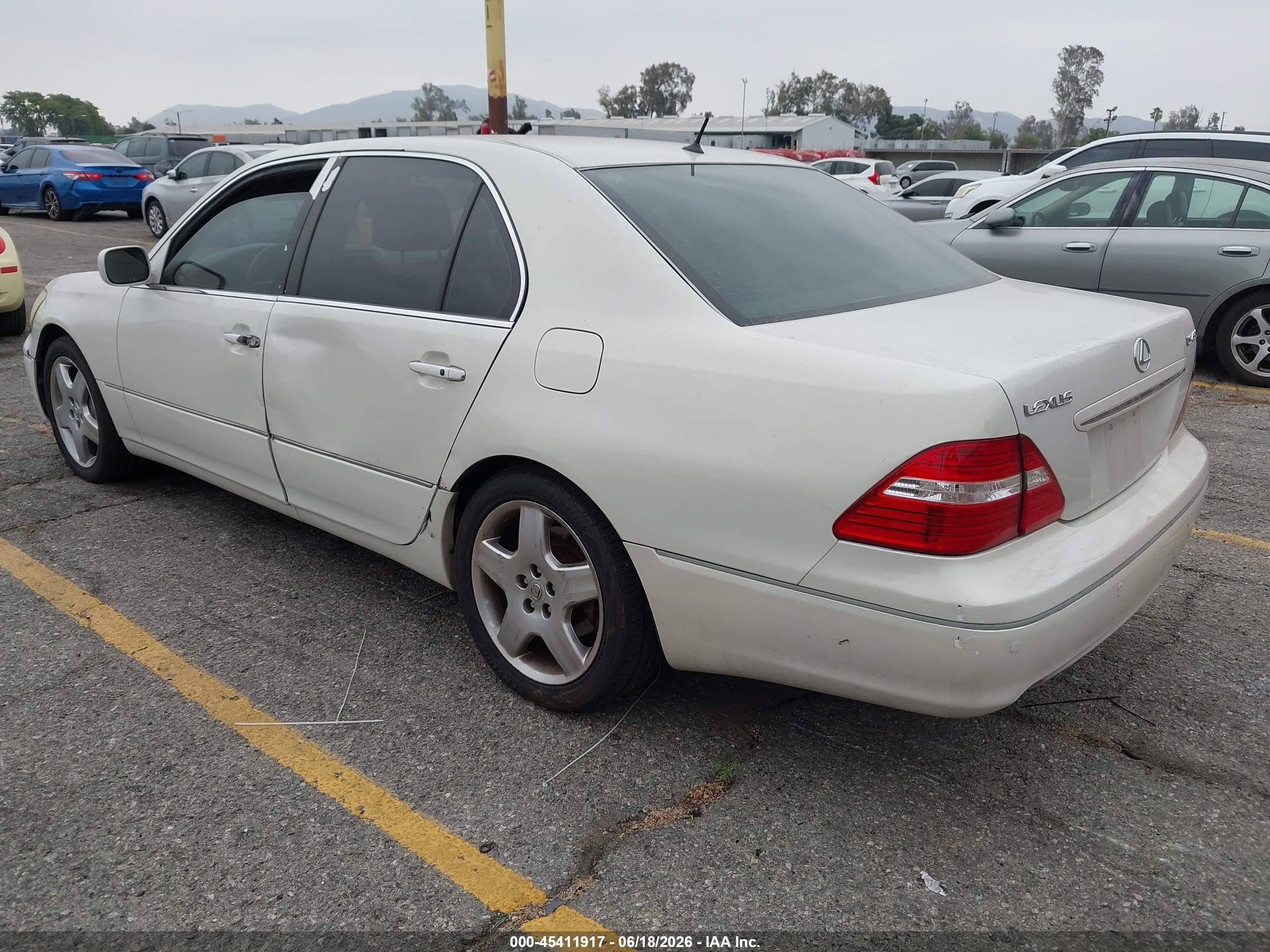2005 Lexus Ls 430 Кремовый vin: JTHBN36F555016548
