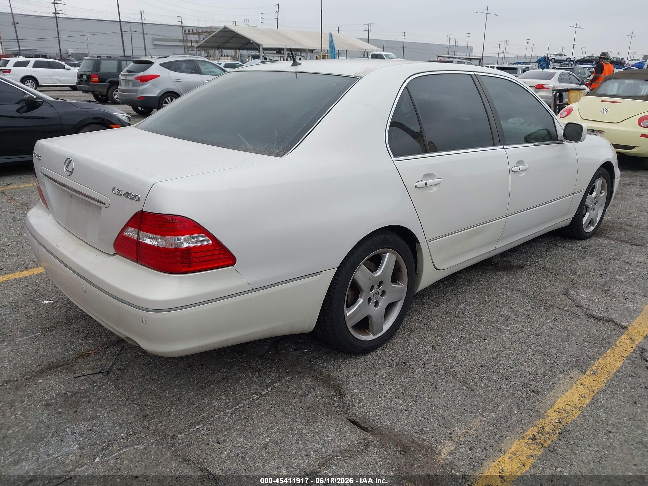 2005 Lexus Ls 430 Кремовый vin: JTHBN36F555016548