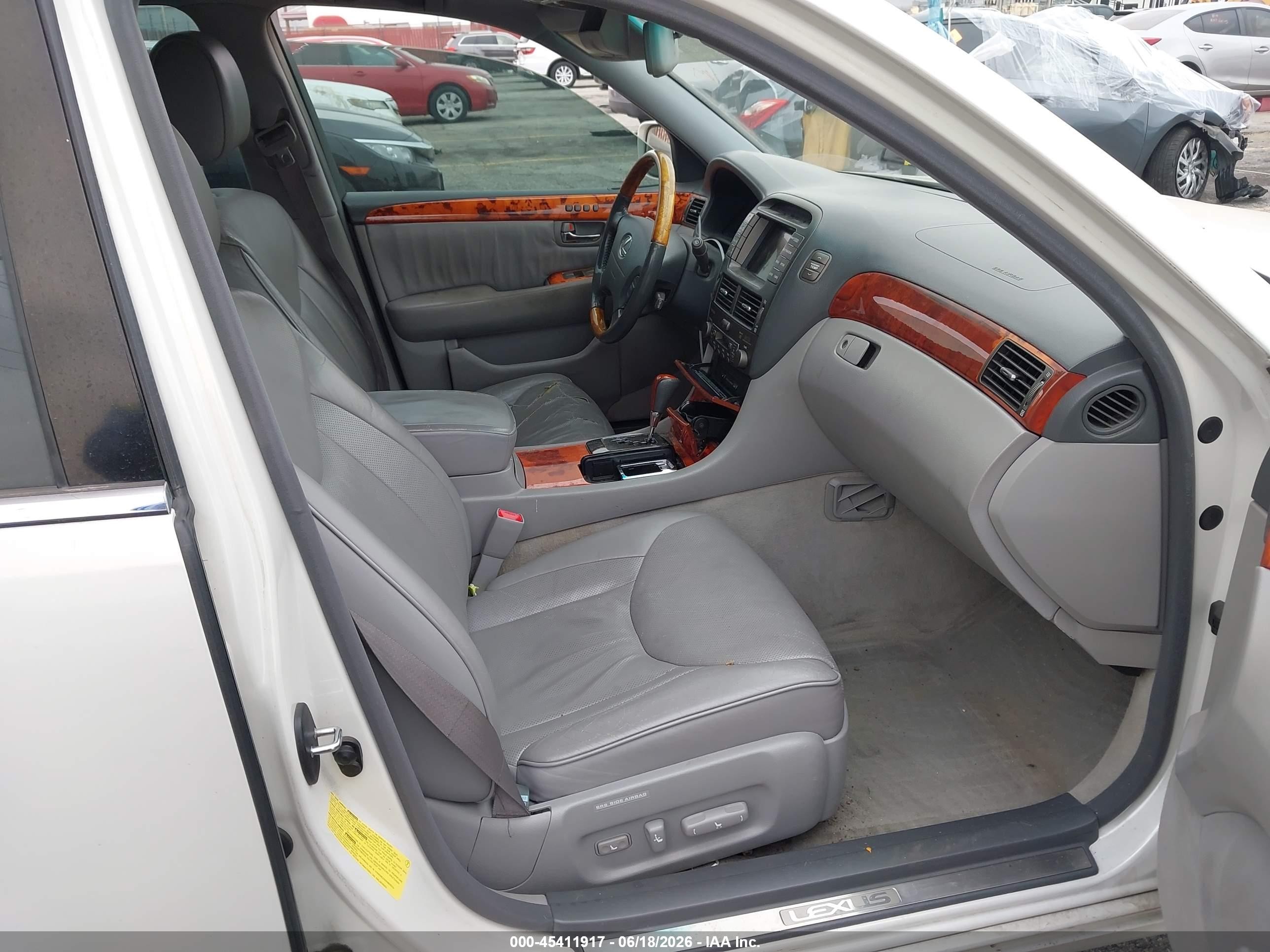 2005 Lexus Ls 430 Кремовый vin: JTHBN36F555016548