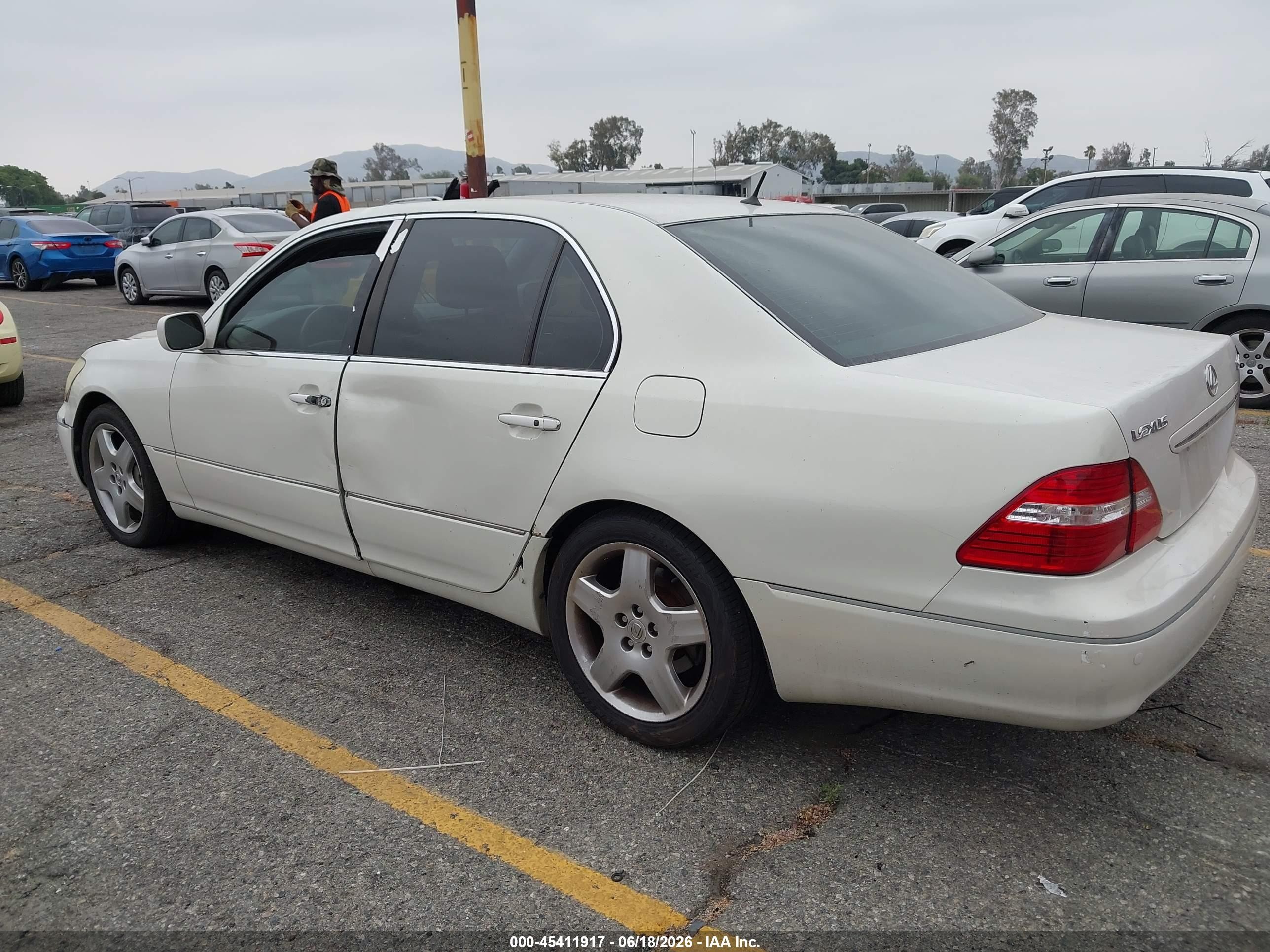 2005 Lexus Ls 430 Кремовый vin: JTHBN36F555016548