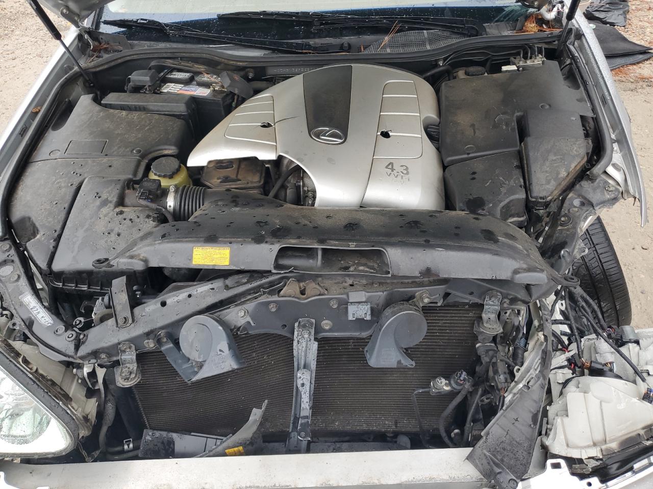 2006 Lexus Ls 430 Silver vin: JTHBN36F565042536