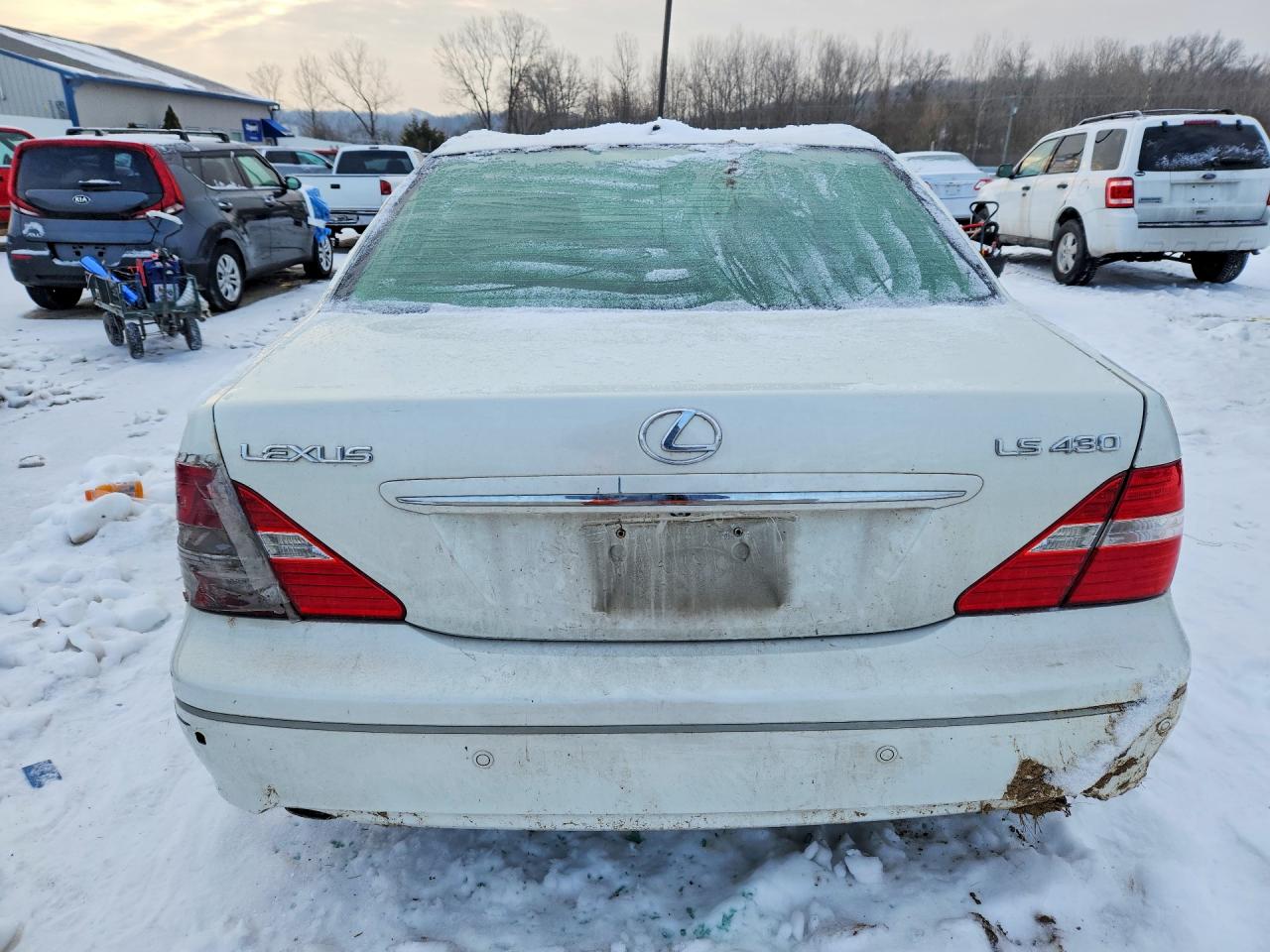 2004 Lexus Ls 430 Base Белый vin: JTHBN36F640130103