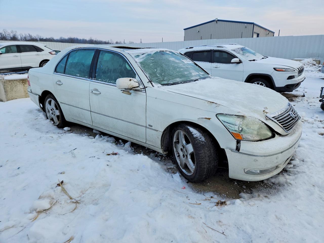 2004 Lexus Ls 430 Base Белый vin: JTHBN36F640130103