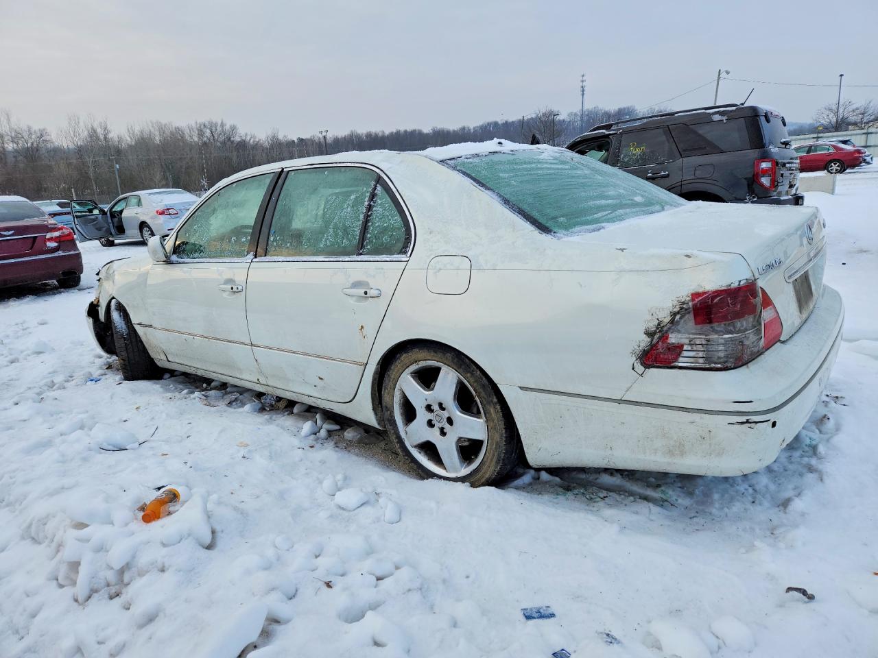 2004 Lexus Ls 430 Base Белый vin: JTHBN36F640130103