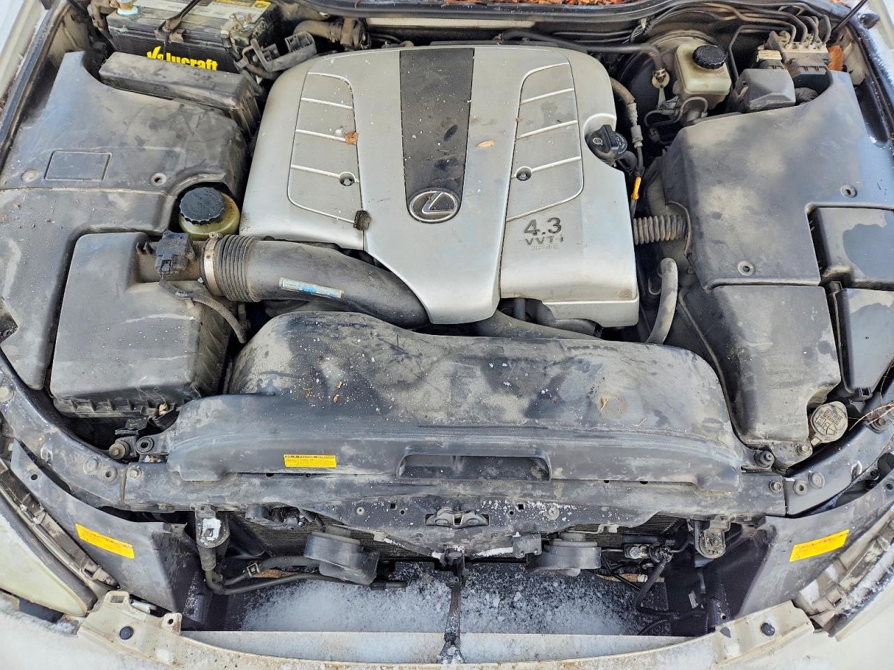 2004 Lexus Ls 430 Base Белый vin: JTHBN36F640130103