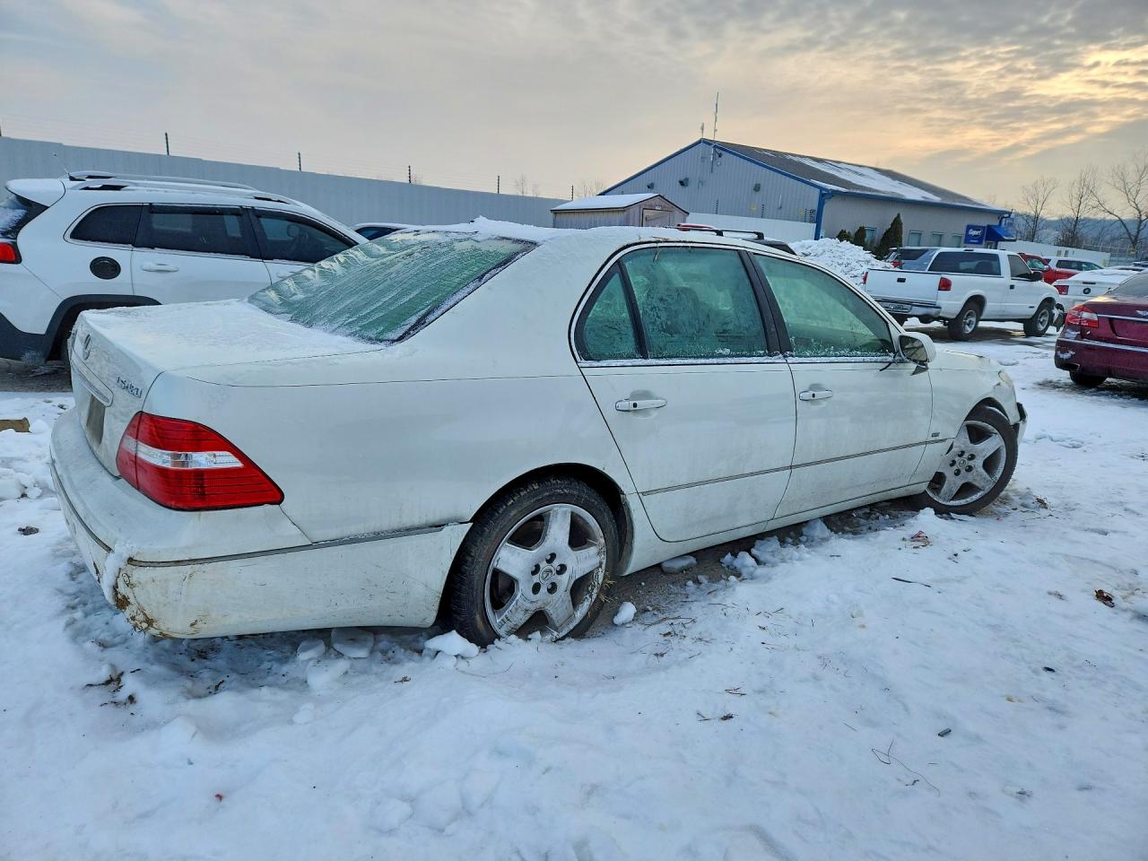 2004 Lexus Ls 430 Base Белый vin: JTHBN36F640130103