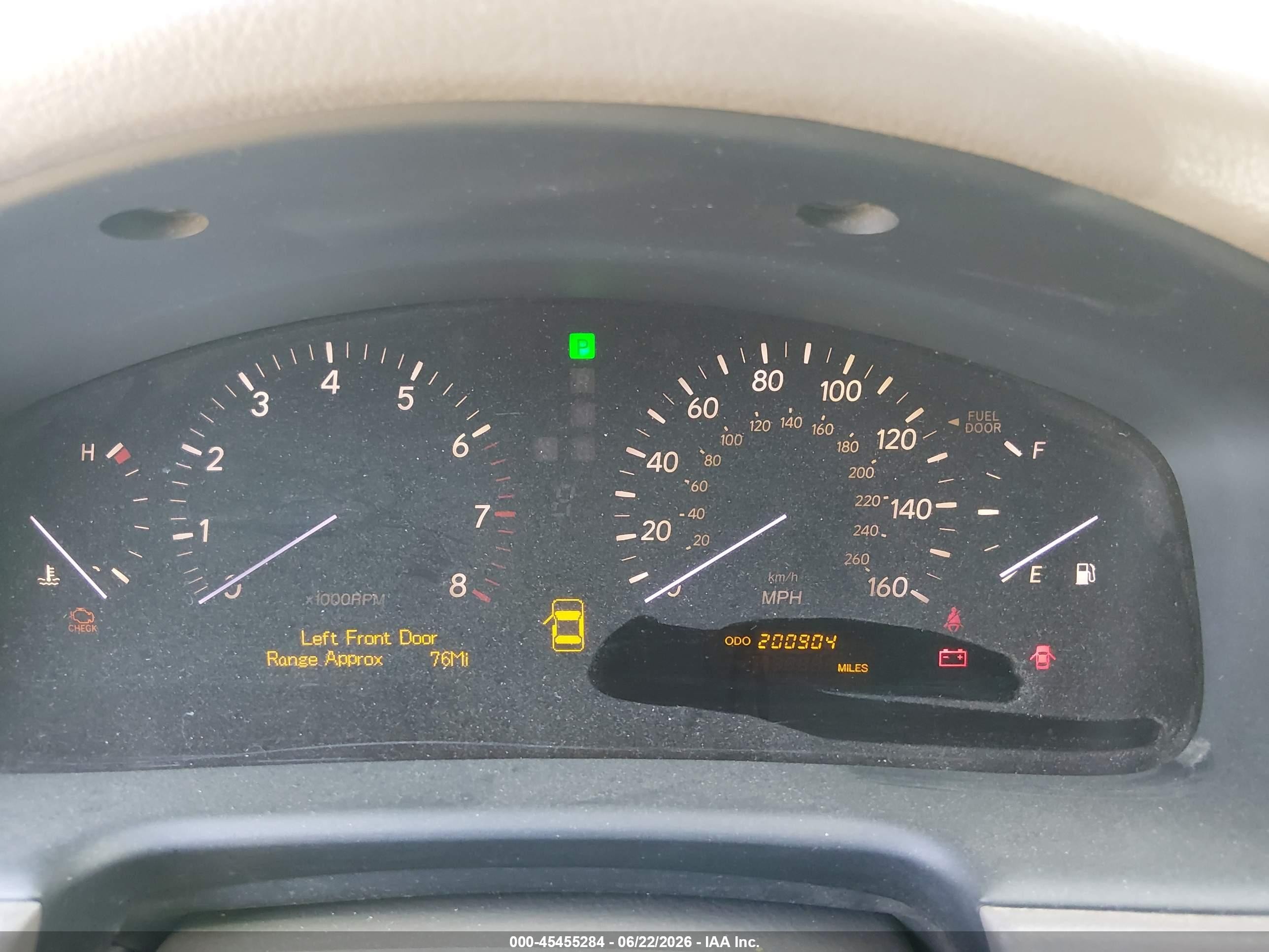 2004 Lexus Ls 430   Black vin: JTHBN36F640135060
