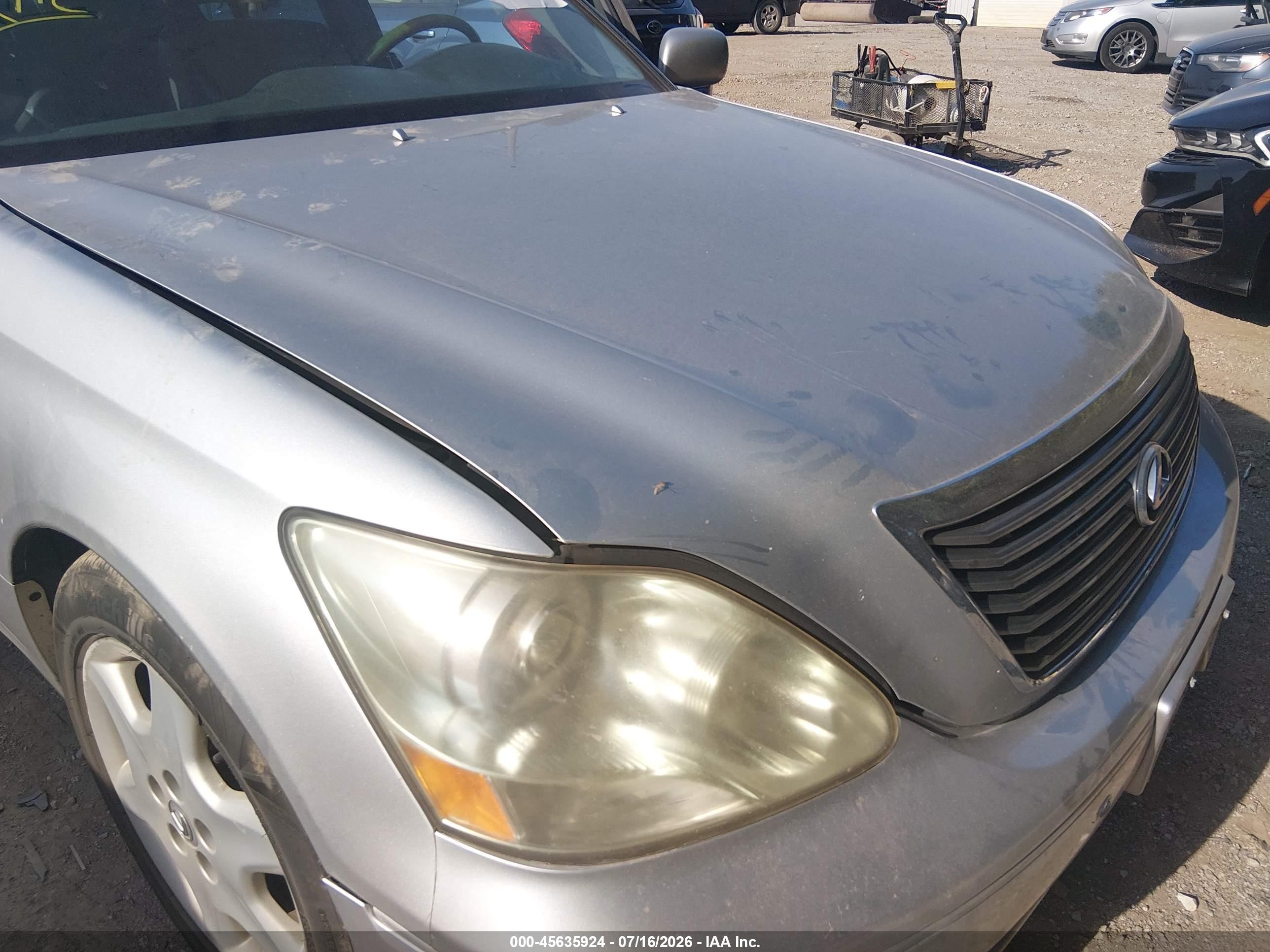 2004 Lexus Ls 430   Silver vin: JTHBN36F640137536