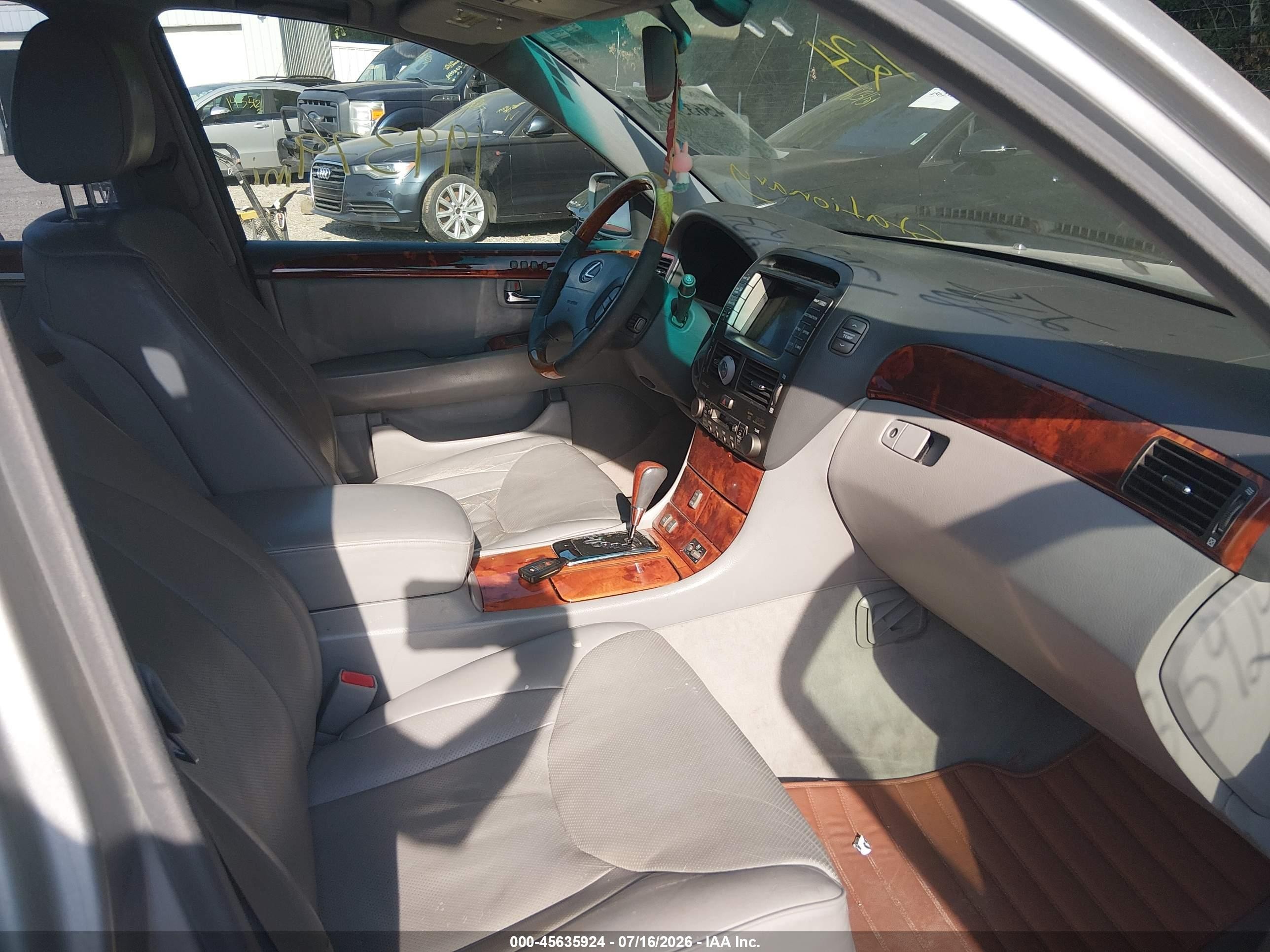 2004 Lexus Ls 430   Silver vin: JTHBN36F640137536