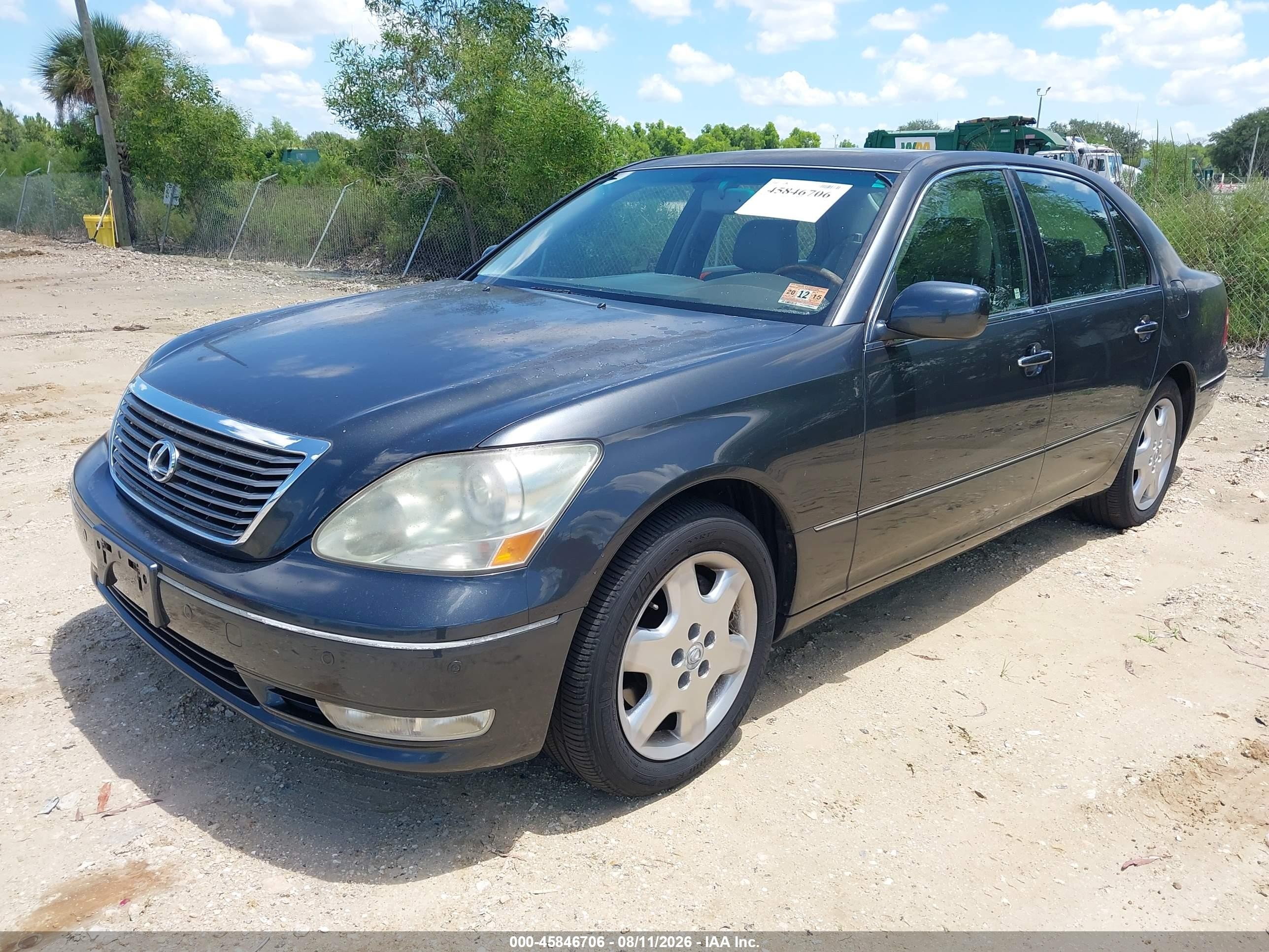 2004 Lexus Ls 430 Gray vin: JTHBN36F640161061