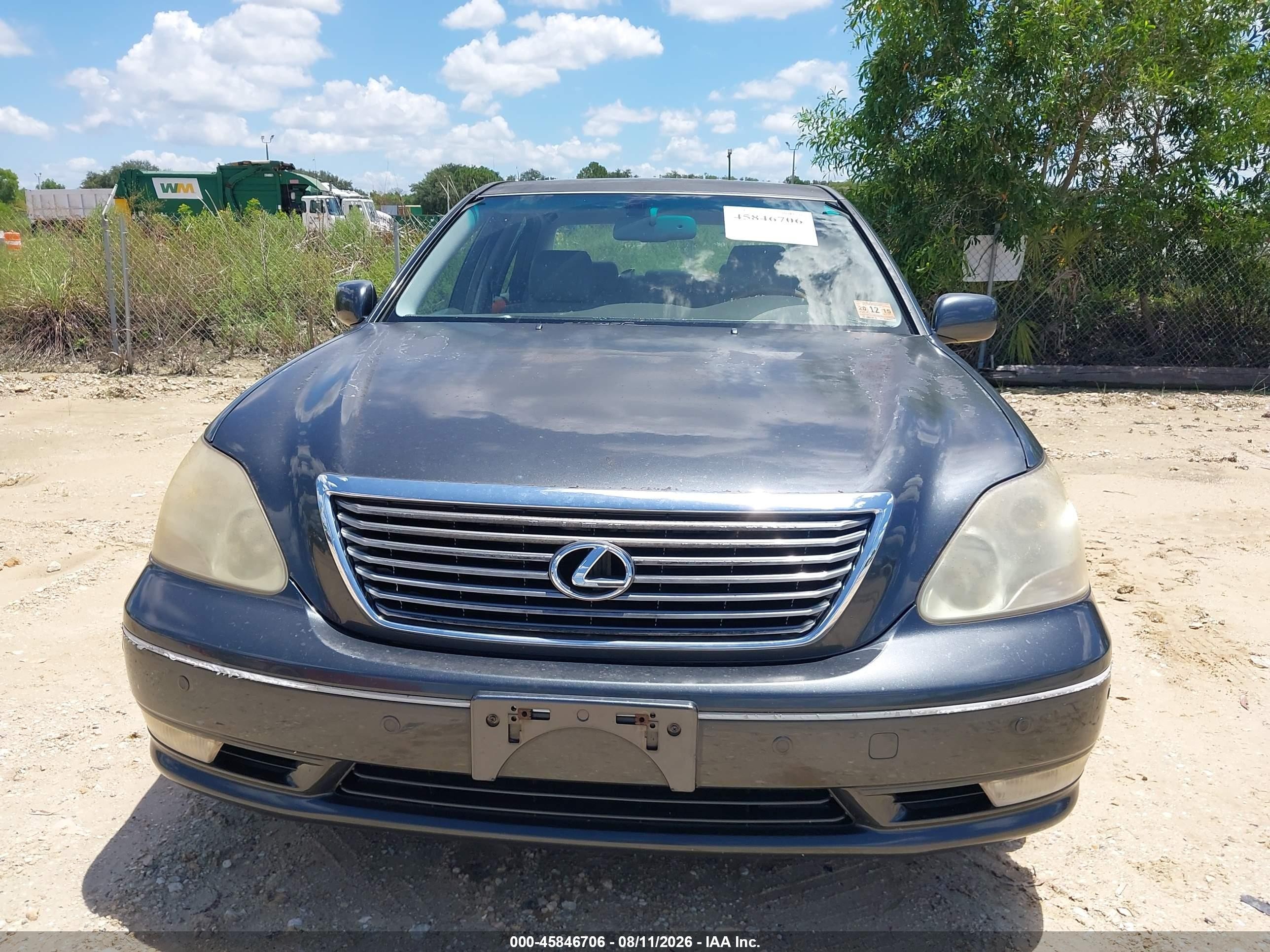 2004 Lexus Ls 430 Gray vin: JTHBN36F640161061