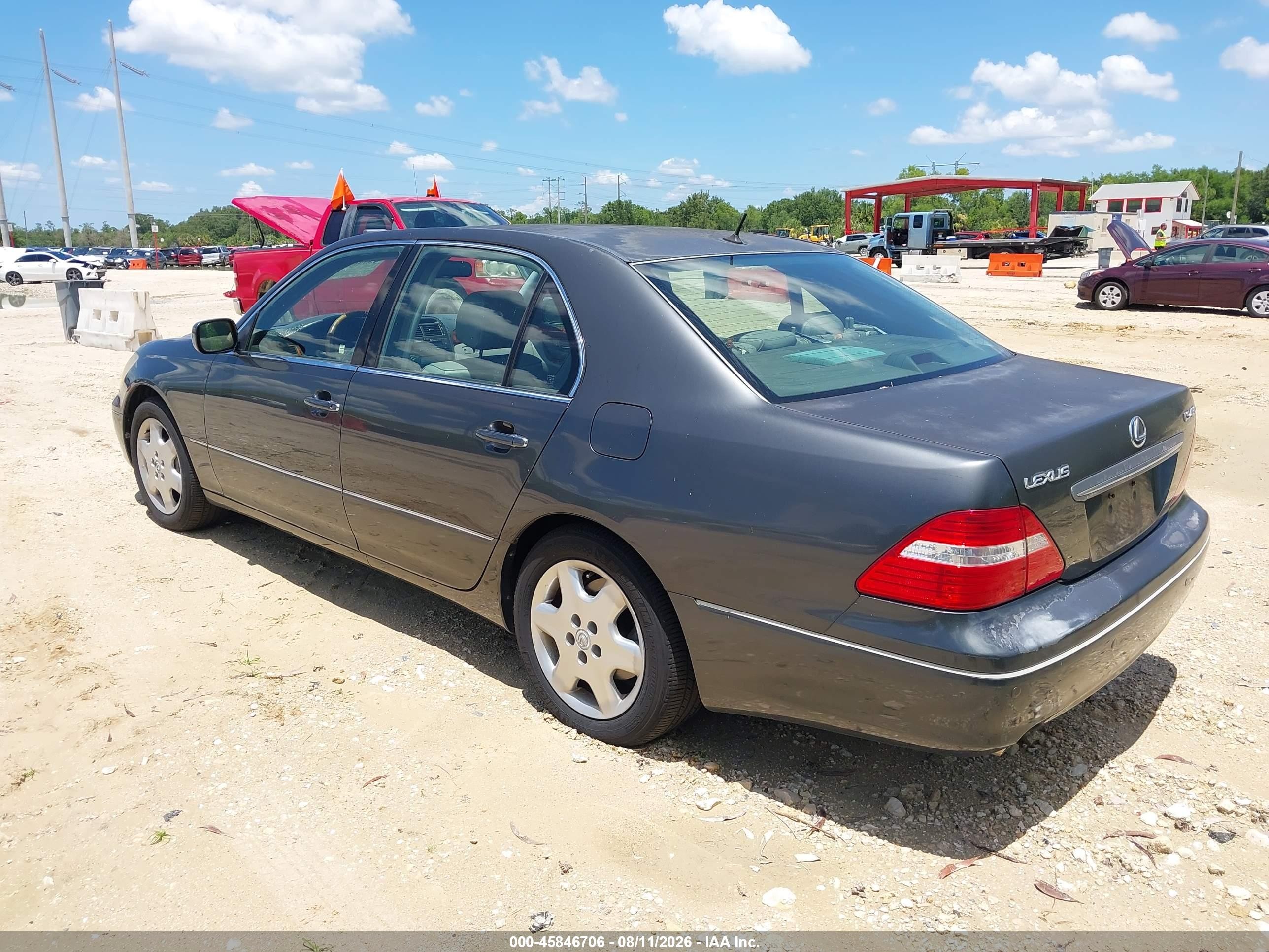 2004 Lexus Ls 430 Gray vin: JTHBN36F640161061