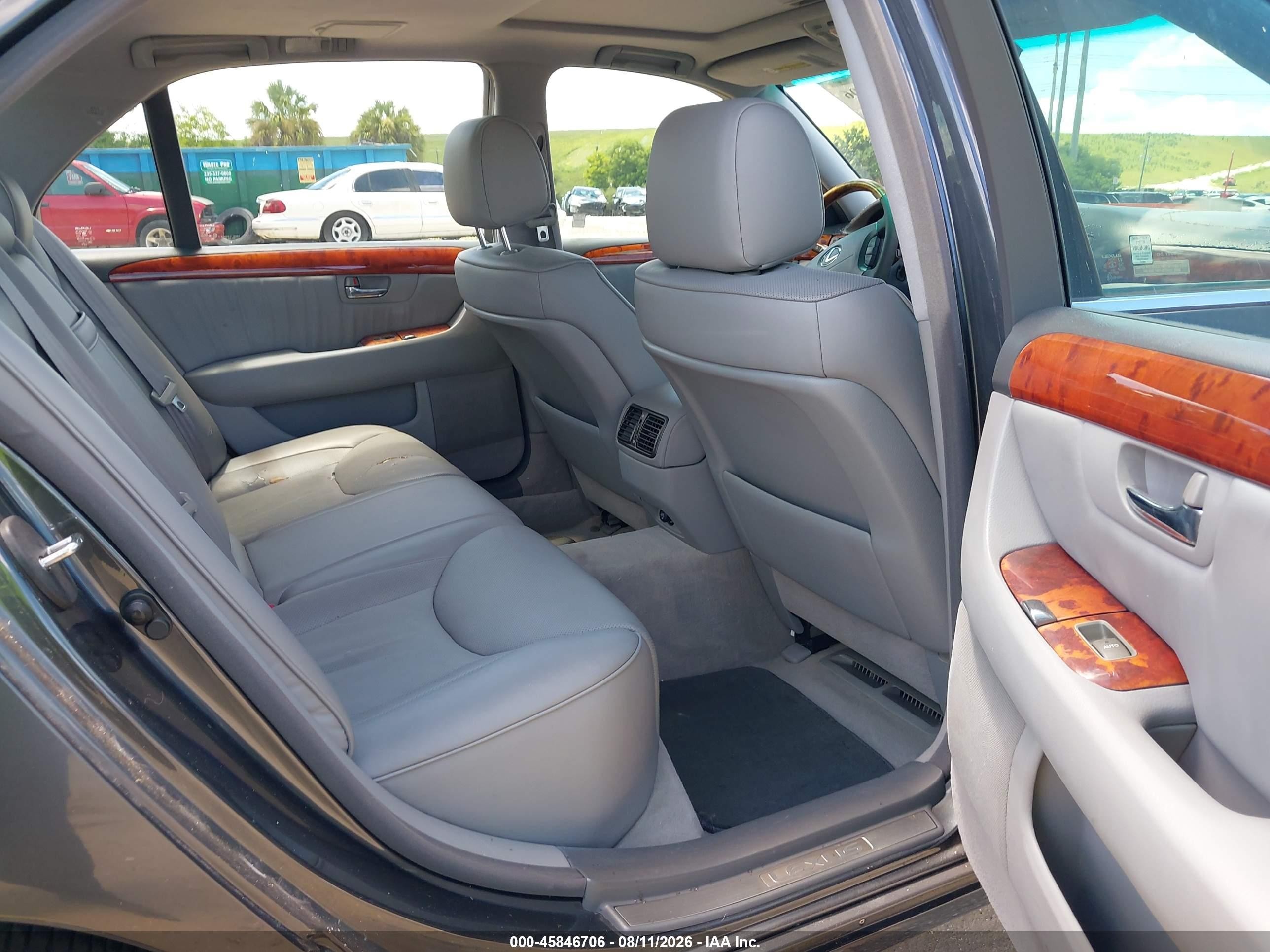 2004 Lexus Ls 430 Gray vin: JTHBN36F640161061