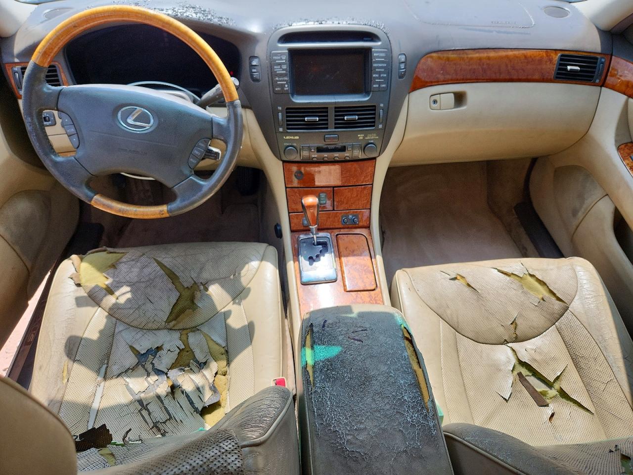 2004 Lexus Ls 430 White vin: JTHBN36F640162324
