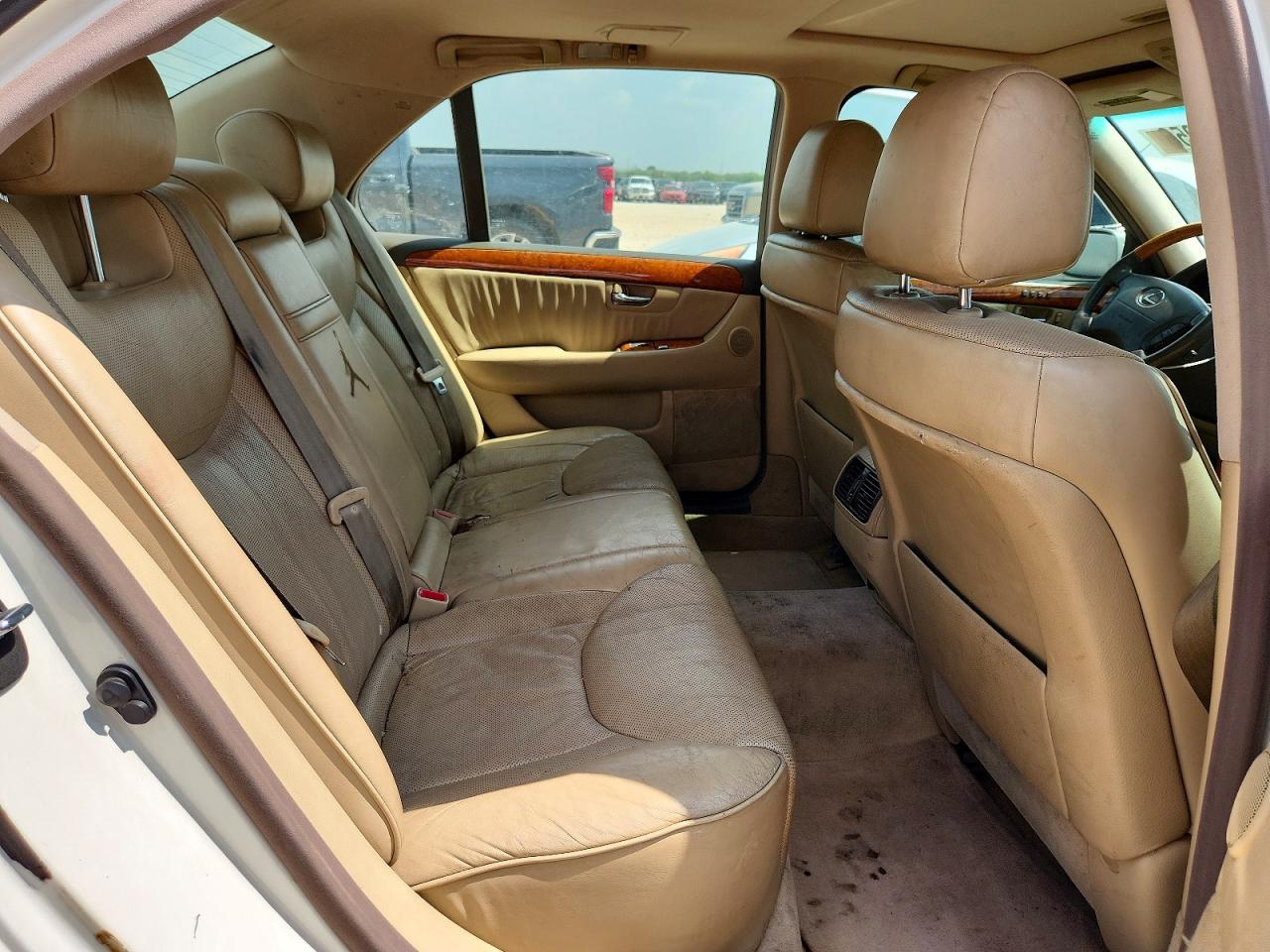 2004 Lexus Ls 430 White vin: JTHBN36F640162324