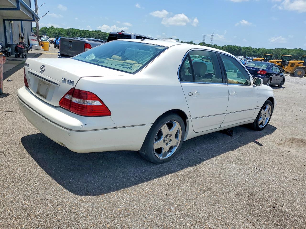 2005 Lexus Ls 430 White vin: JTHBN36F650178959