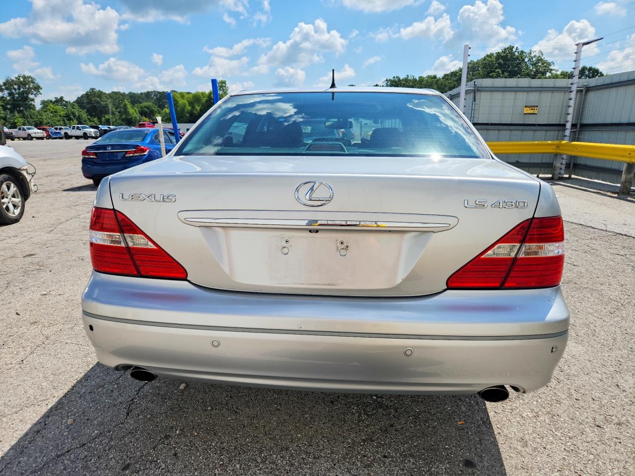 2005 Lexus Ls 430 Silver vin: JTHBN36F655002383