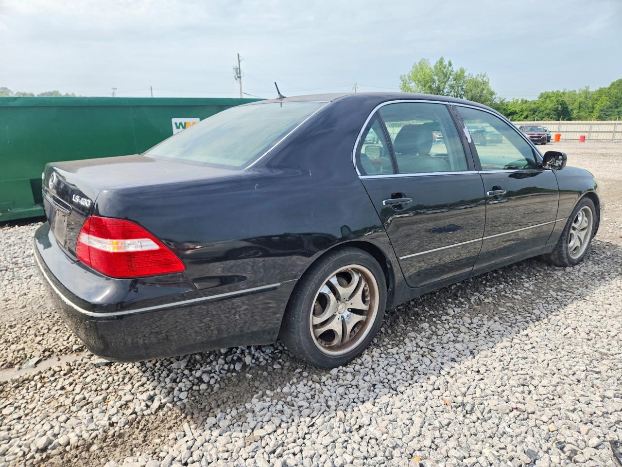 2005 Lexus Ls 430 Black vin: JTHBN36F655005493