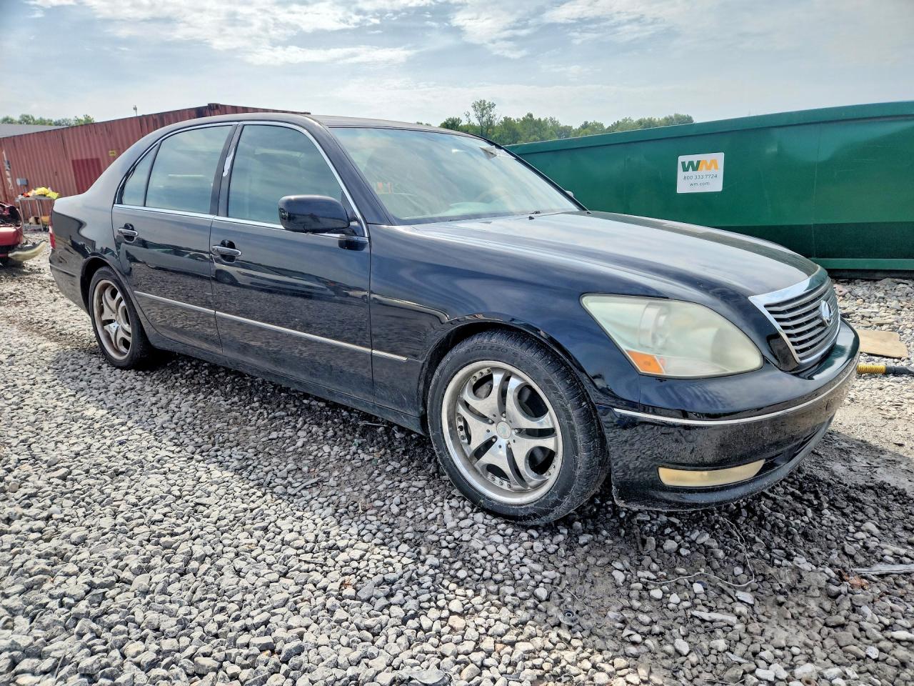 2005 Lexus Ls 430 Black vin: JTHBN36F655005493