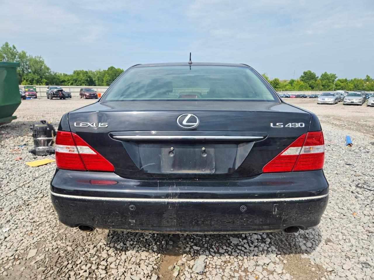 2005 Lexus Ls 430 Black vin: JTHBN36F655005493
