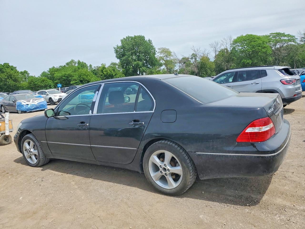 2005 Lexus Ls 430 Black vin: JTHBN36F655017675