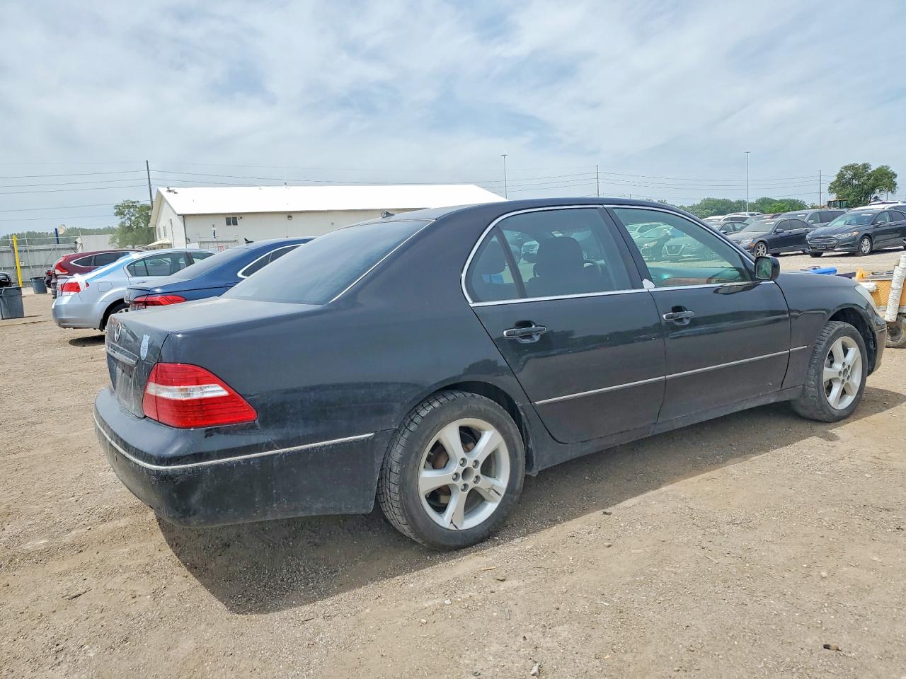 2005 Lexus Ls 430 Black vin: JTHBN36F655017675