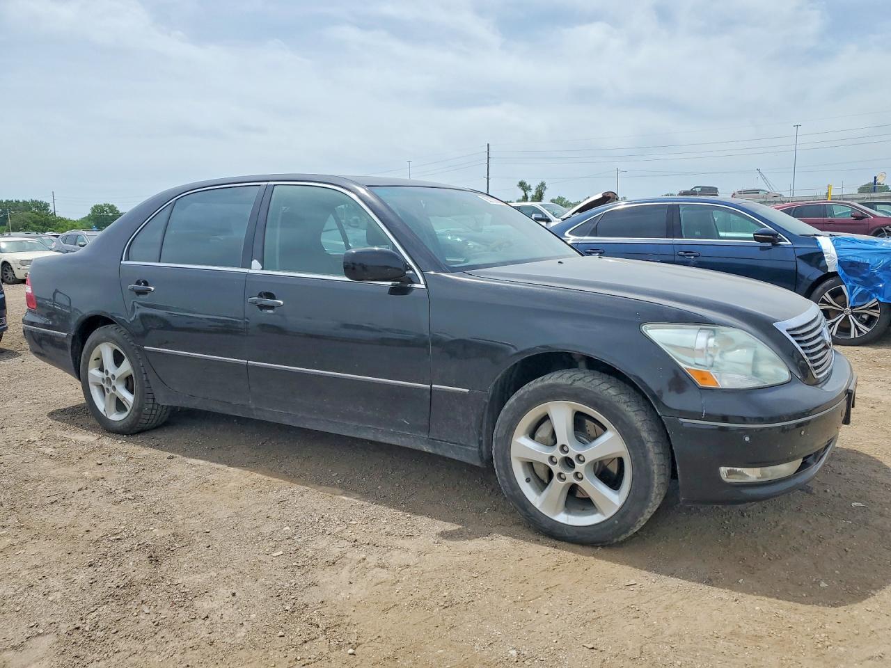 2005 Lexus Ls 430 Black vin: JTHBN36F655017675