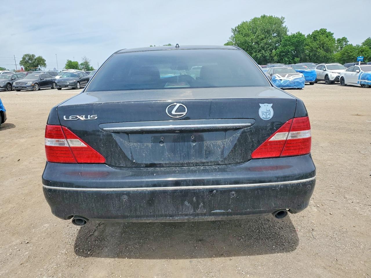 2005 Lexus Ls 430 Black vin: JTHBN36F655017675