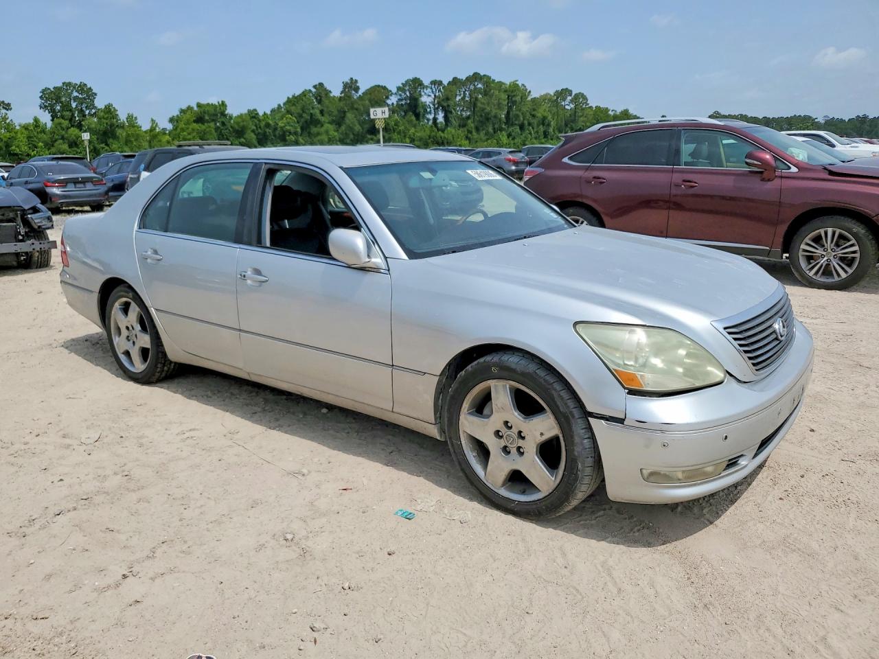 2005 Lexus Ls 430 Silver vin: JTHBN36F655020723