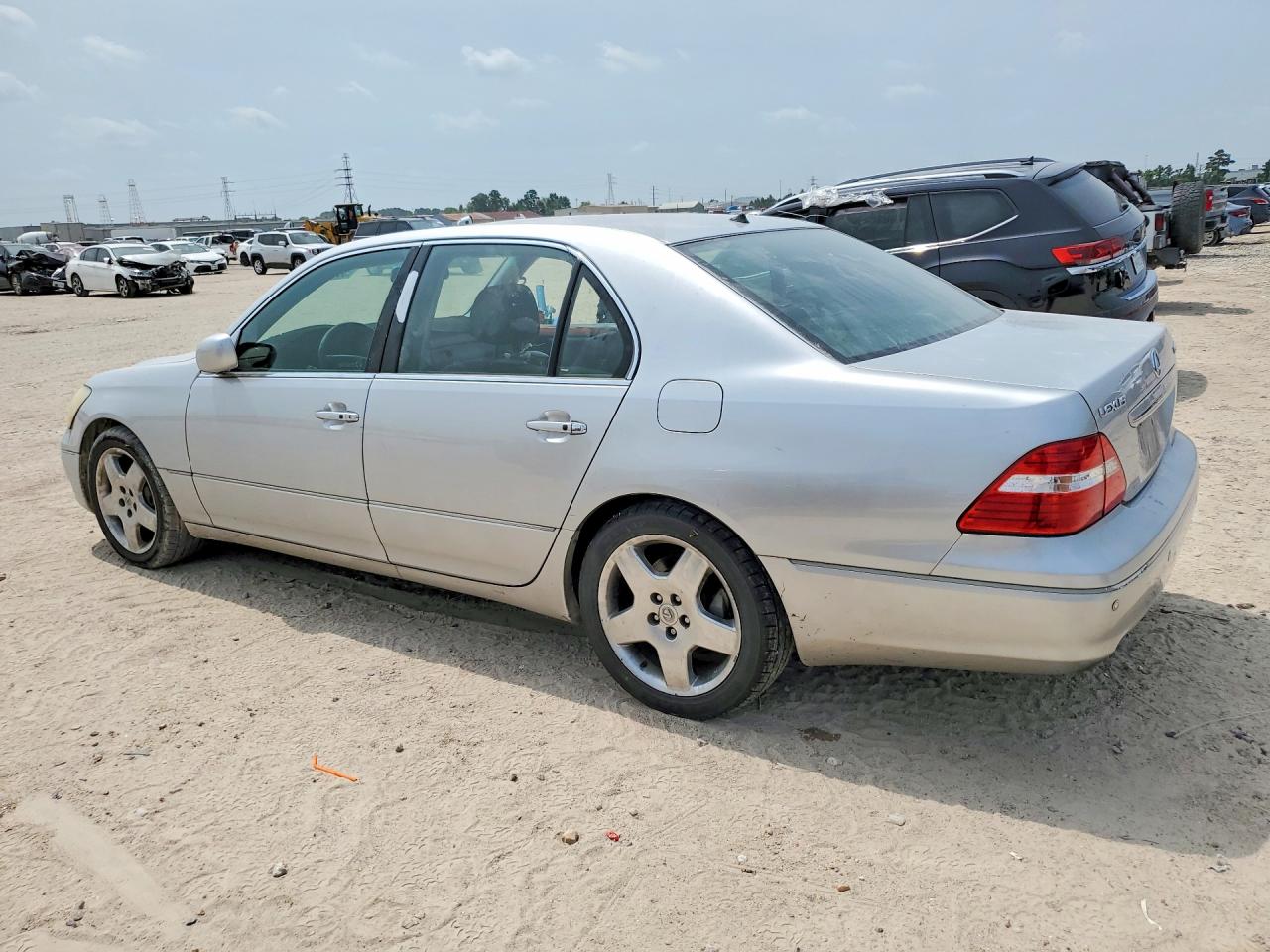 2005 Lexus Ls 430 Silver vin: JTHBN36F655020723