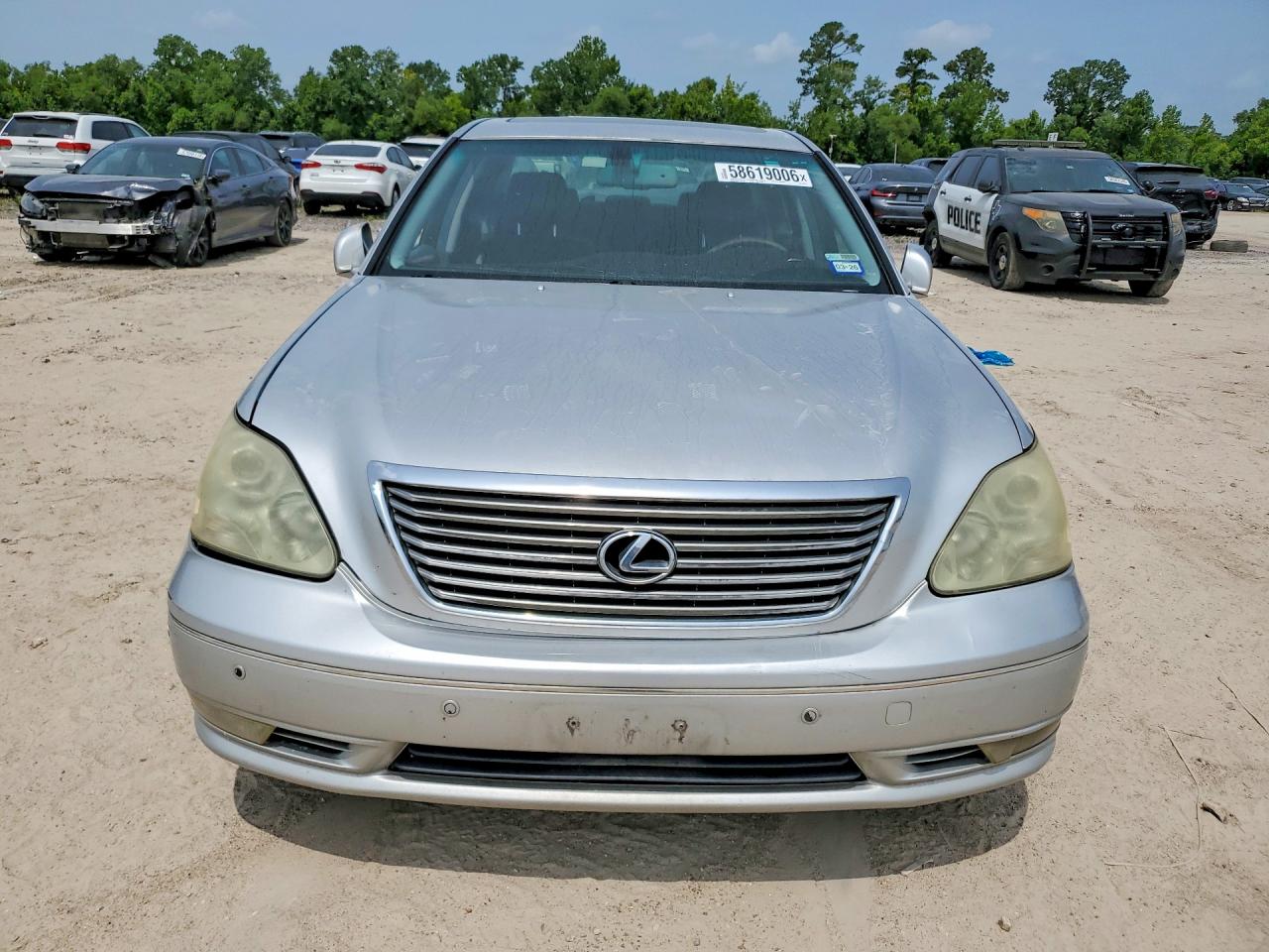 2005 Lexus Ls 430 Silver vin: JTHBN36F655020723