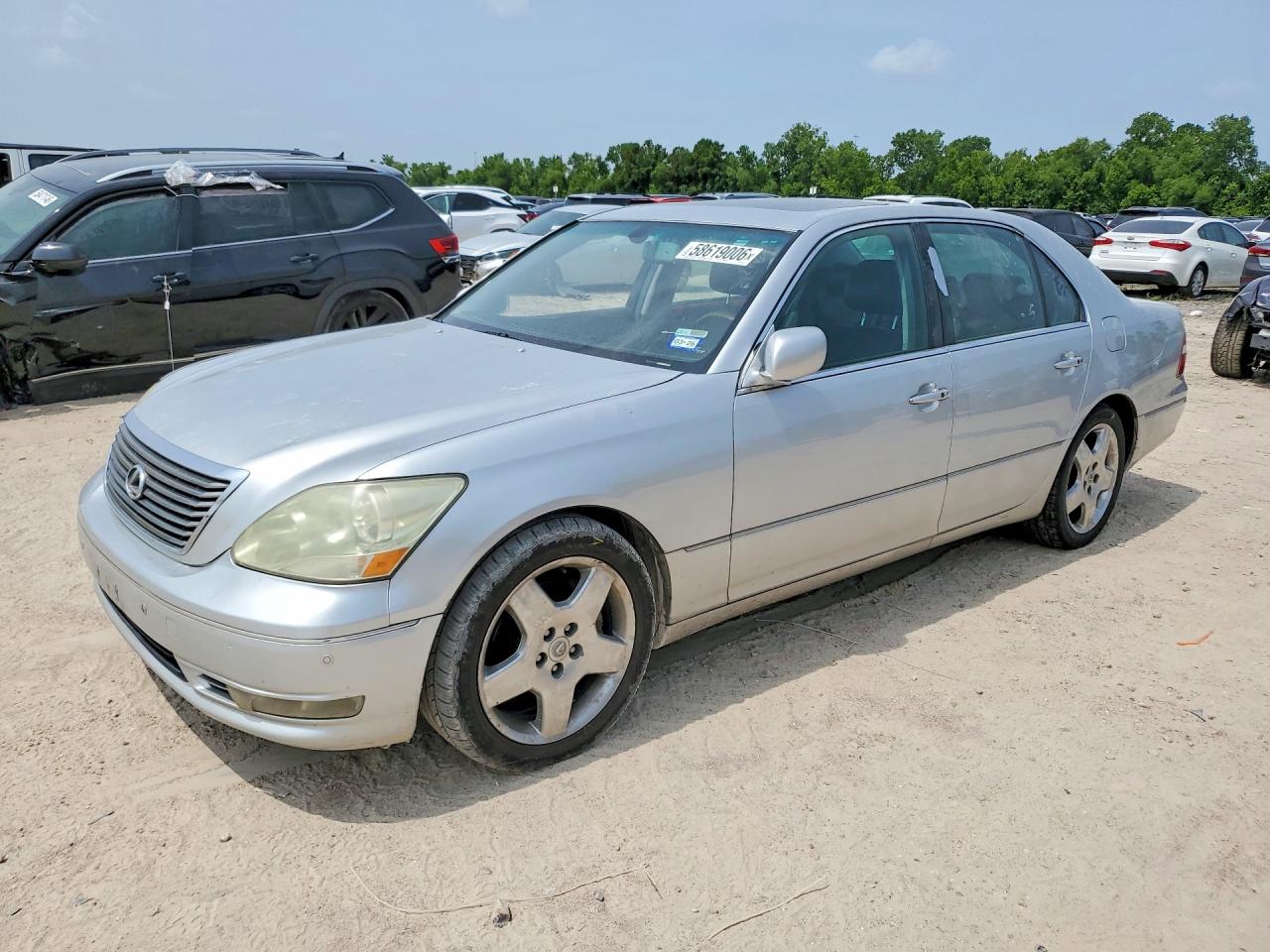 2005 Lexus Ls 430 Silver vin: JTHBN36F655020723